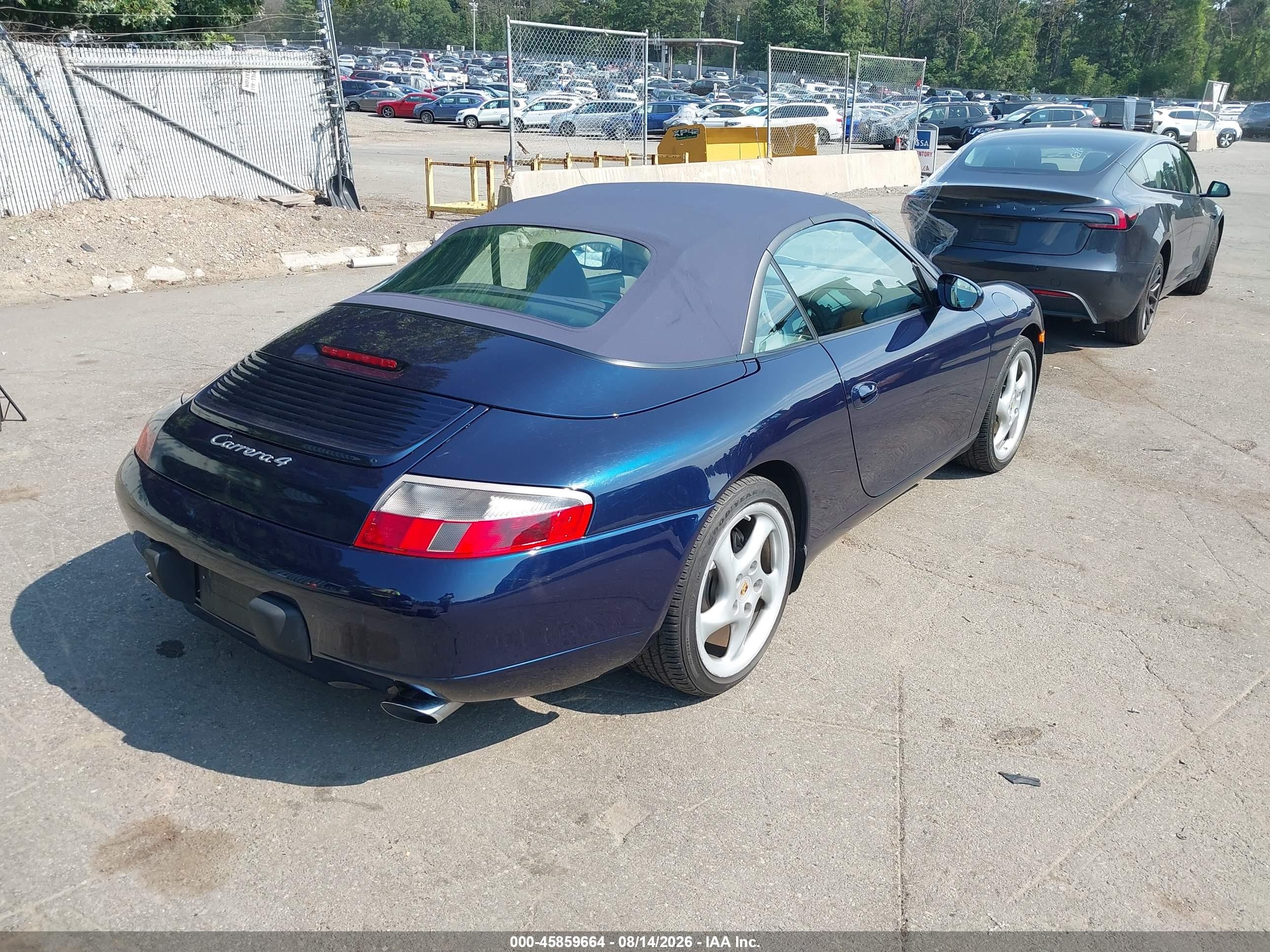 2000 Porsche 911 Carrera/carrera 4 Dark Blue vin: WP0CA2997YS651102