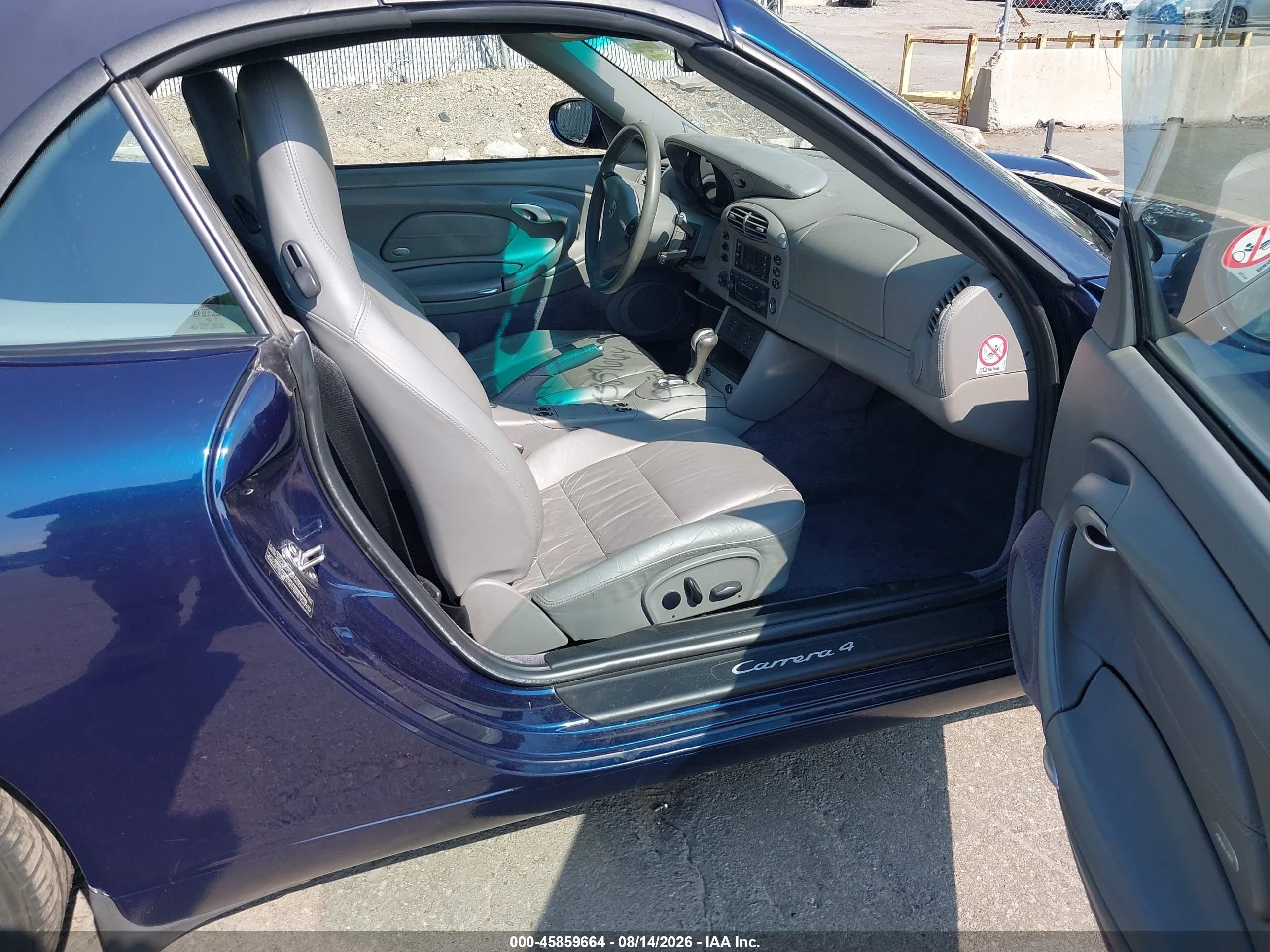 2000 Porsche 911 Carrera/carrera 4 Dark Blue vin: WP0CA2997YS651102