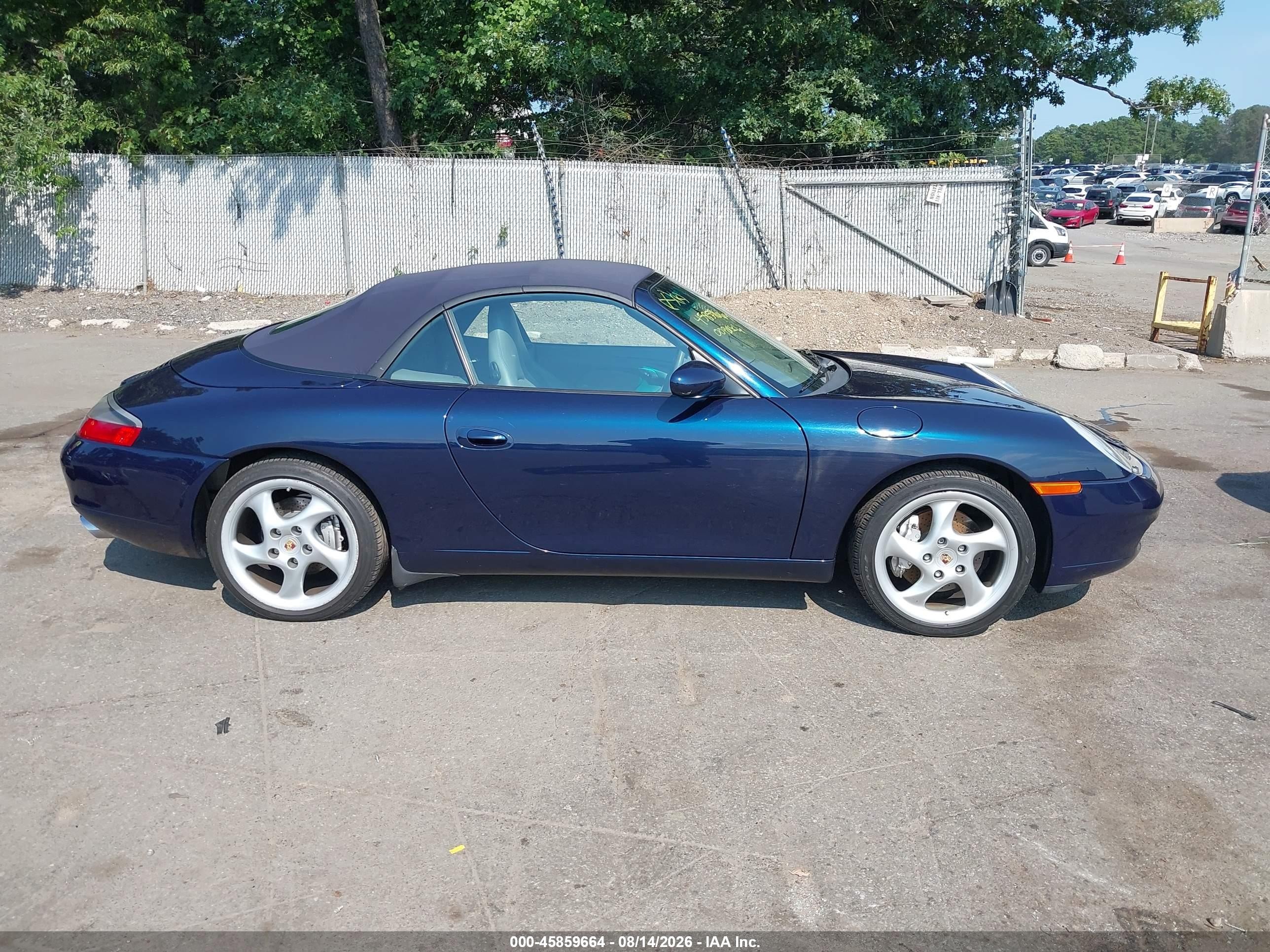 2000 Porsche 911 Carrera/carrera 4 Dark Blue vin: WP0CA2997YS651102