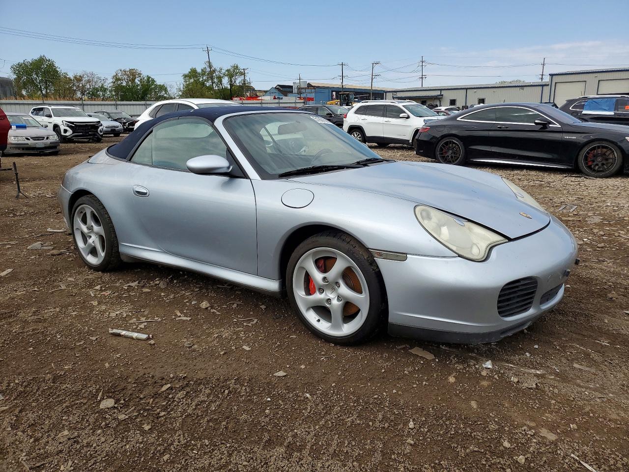2004 Porsche 911 Carrera Silver vin: WP0CA29984S651782