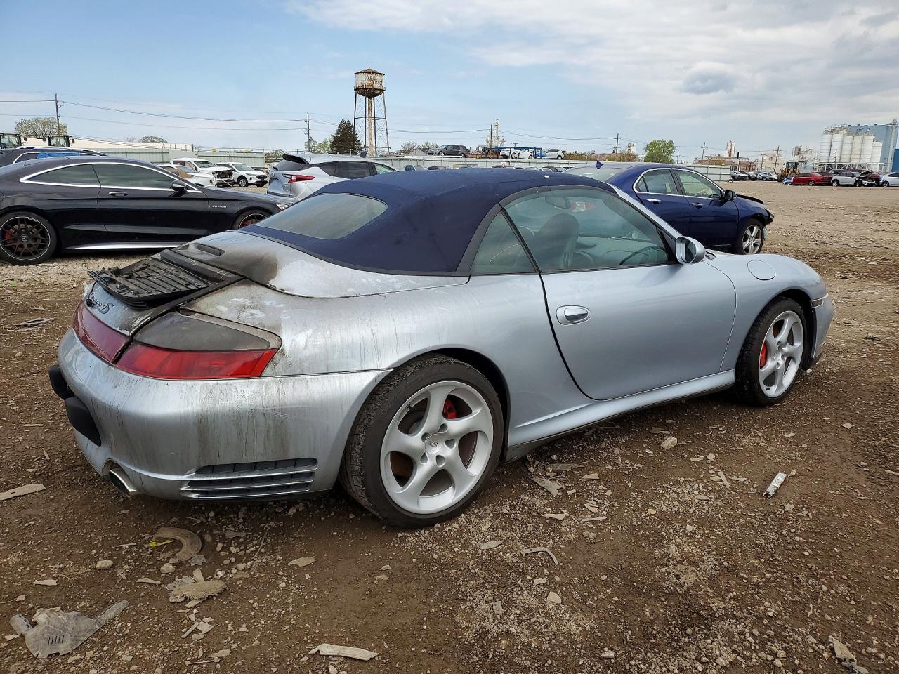 2004 Porsche 911 Carrera Silver vin: WP0CA29984S651782