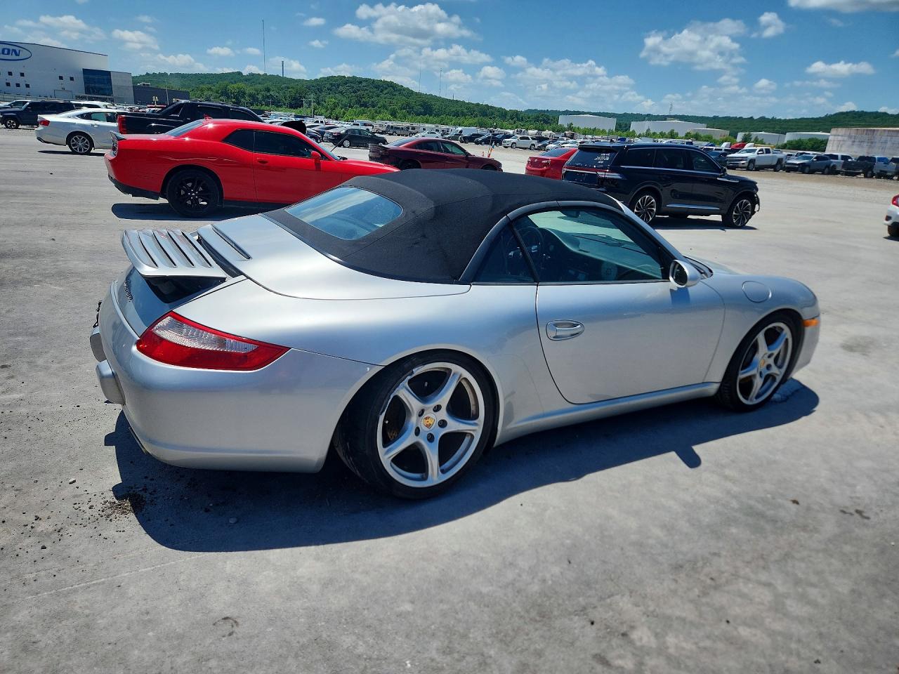 2006 Porsche 911 New Generation Carrera Cabriolet Silver vin: WP0CA29986S755658