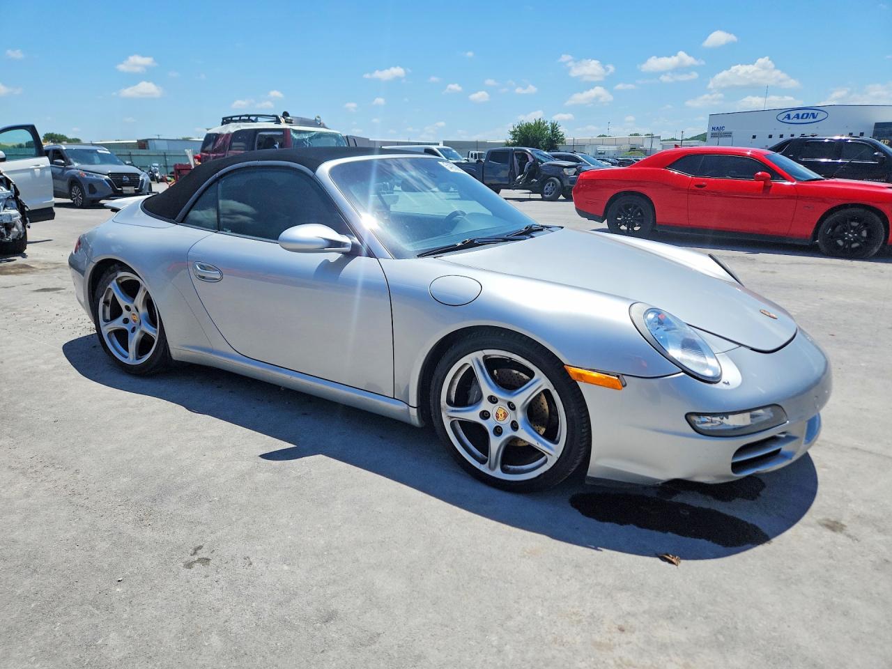 2006 Porsche 911 New Generation Carrera Cabriolet Silver vin: WP0CA29986S755658