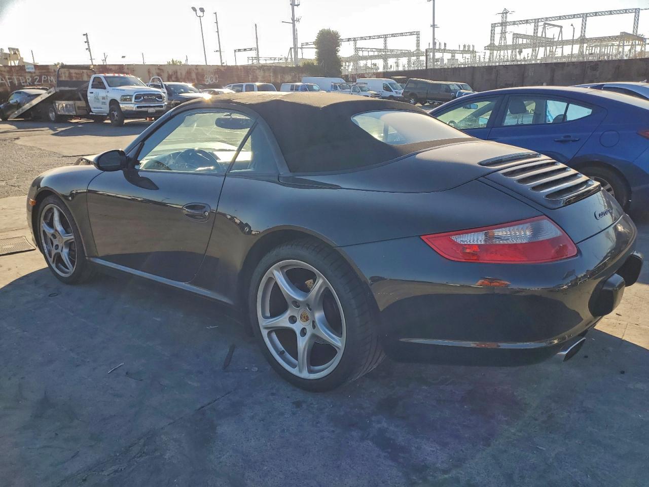 2008 Porsche 911 Carrera Cabriolet Black vin: WP0CA29998S765148
