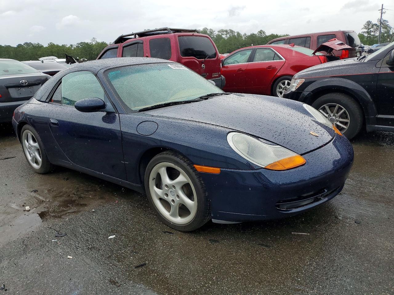1999 Porsche 911 Carrera Blue vin: WP0CA2999XS654436