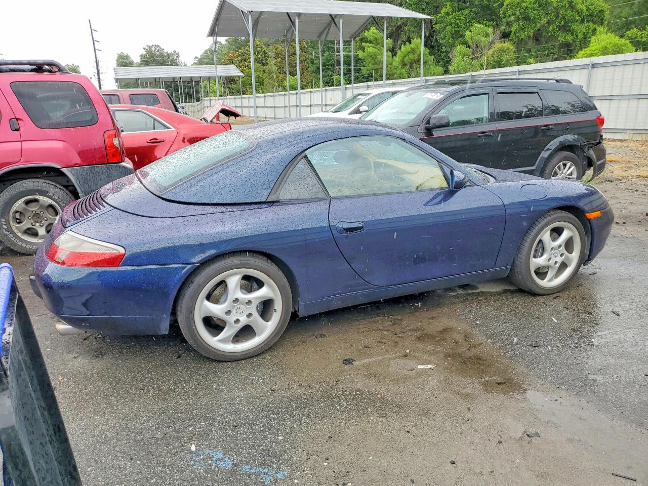 1999 Porsche 911 Carrera Blue vin: WP0CA2999XS654436