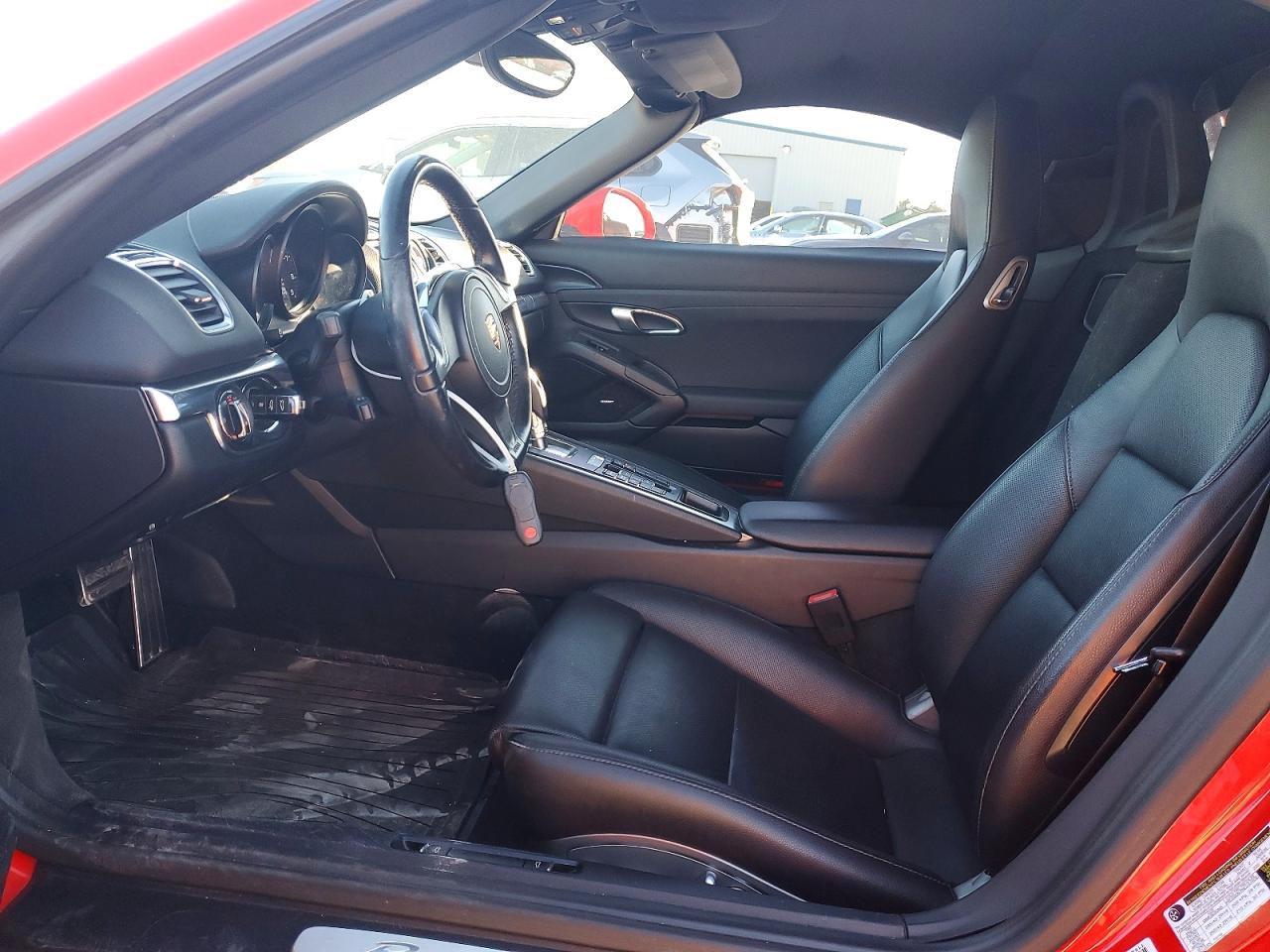 2014 Porsche Boxster Red vin: WP0CA2A80ES121066