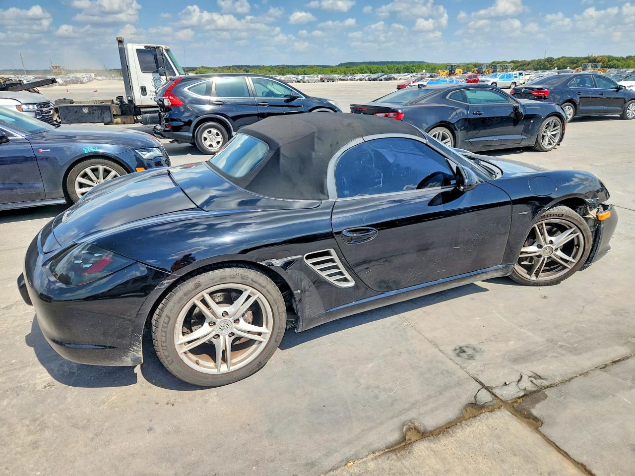 2011 Porsche Boxster Черный vin: WP0CA2A81BS710364