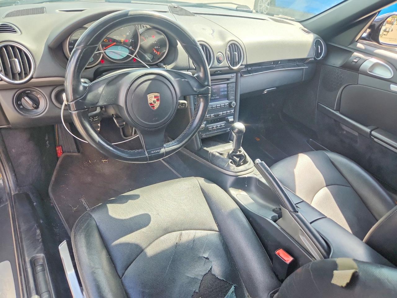 2011 Porsche Boxster Черный vin: WP0CA2A81BS710364