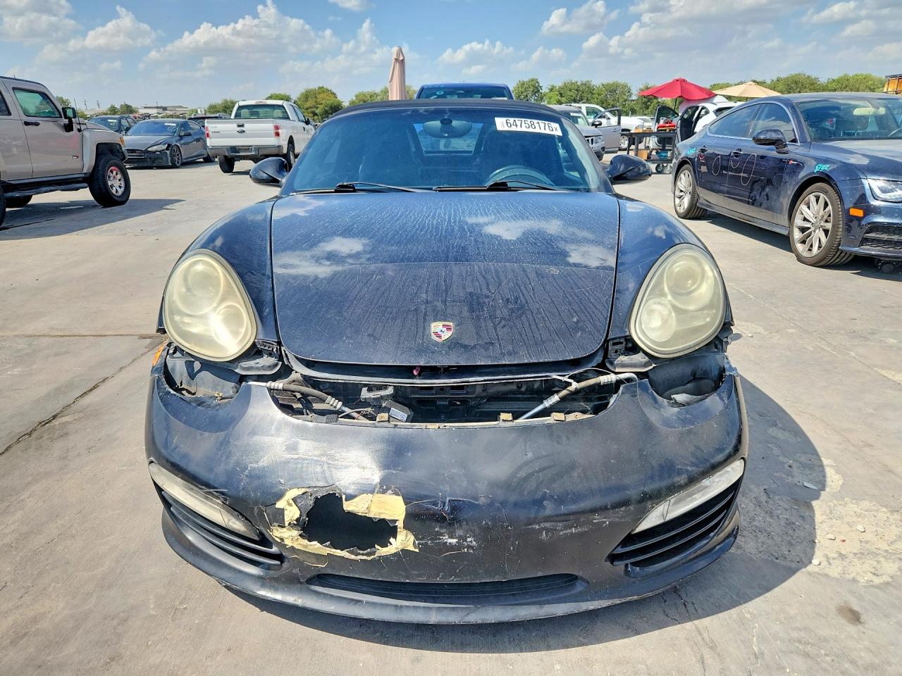 2011 Porsche Boxster Черный vin: WP0CA2A81BS710364