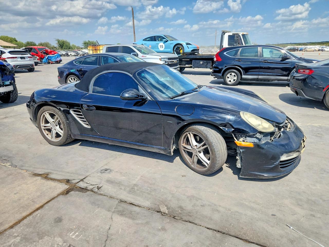 2011 Porsche Boxster Черный vin: WP0CA2A81BS710364