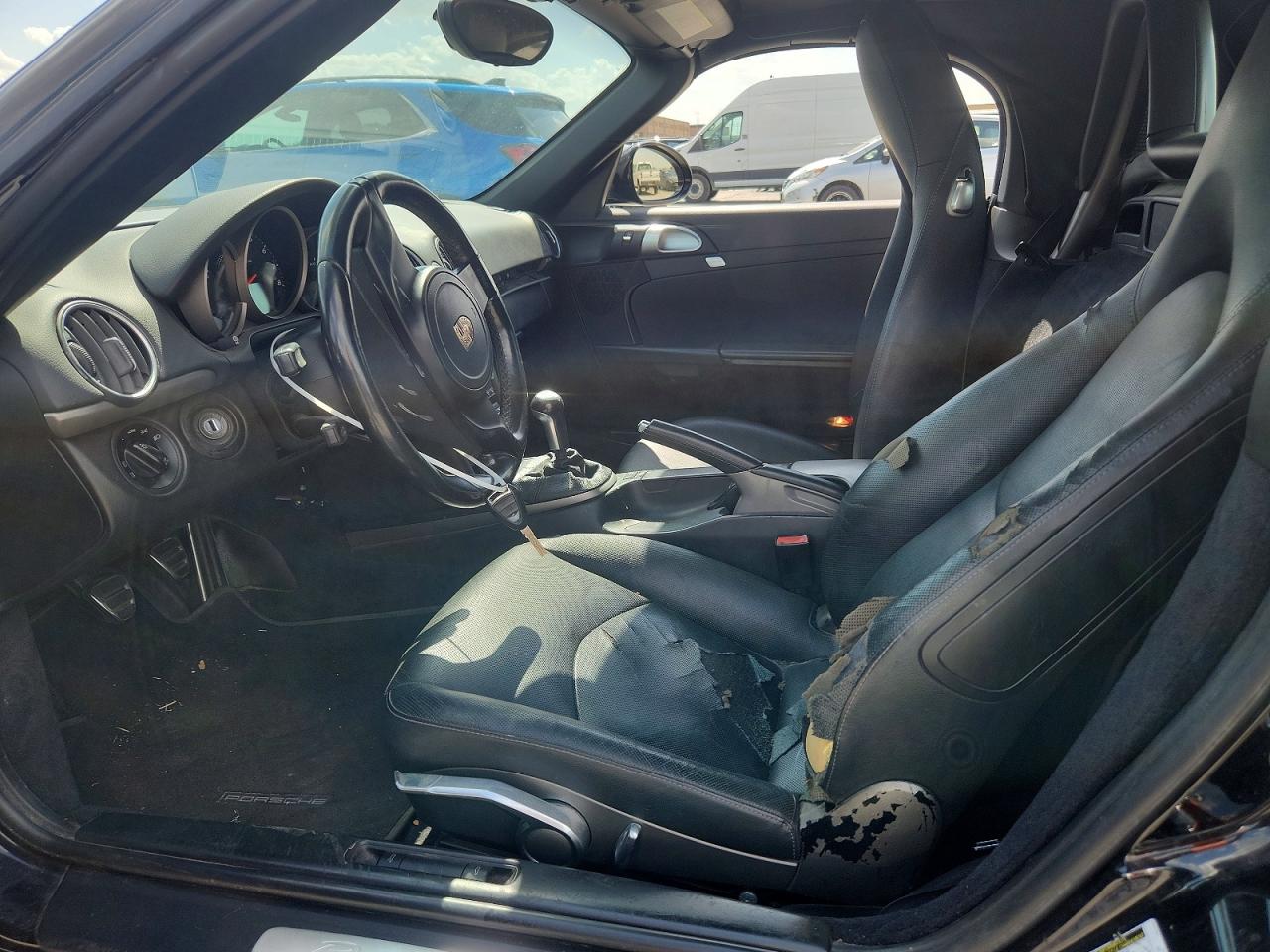 2011 Porsche Boxster Черный vin: WP0CA2A81BS710364