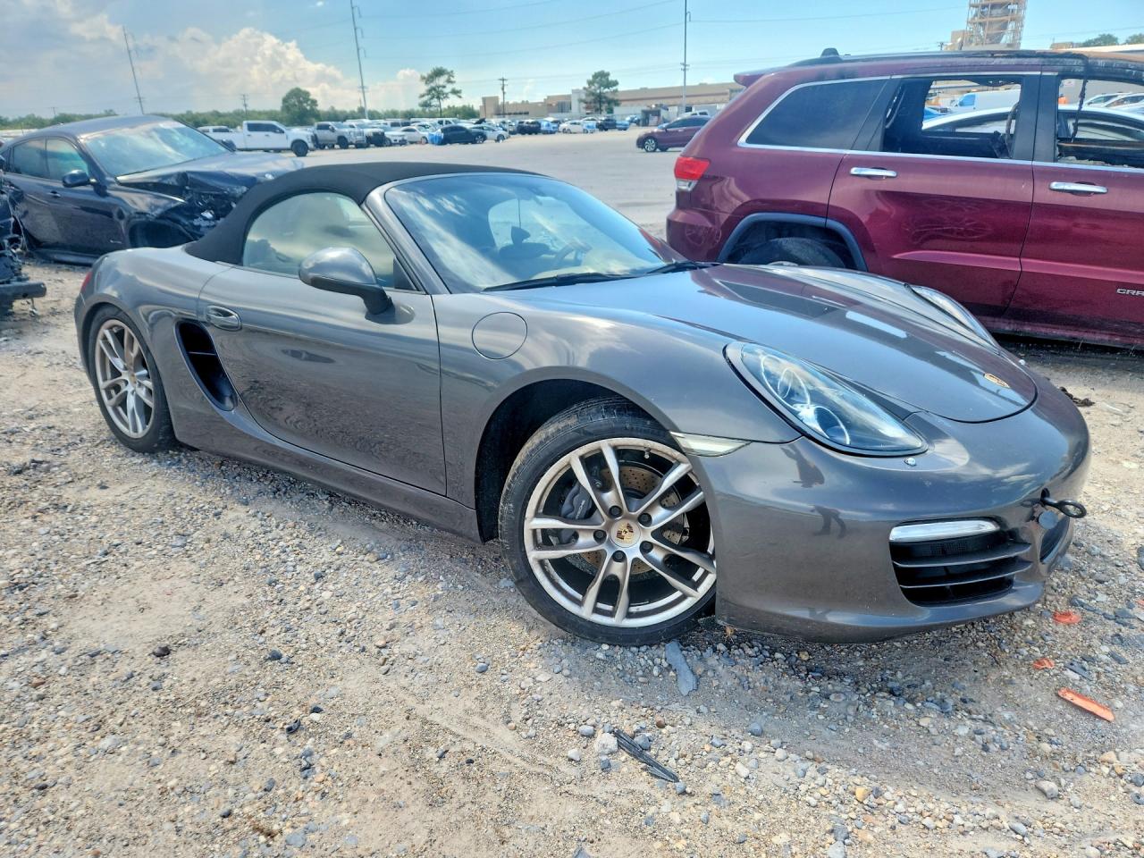 2013 Porsche Boxster Gray vin: WP0CA2A81DK112262