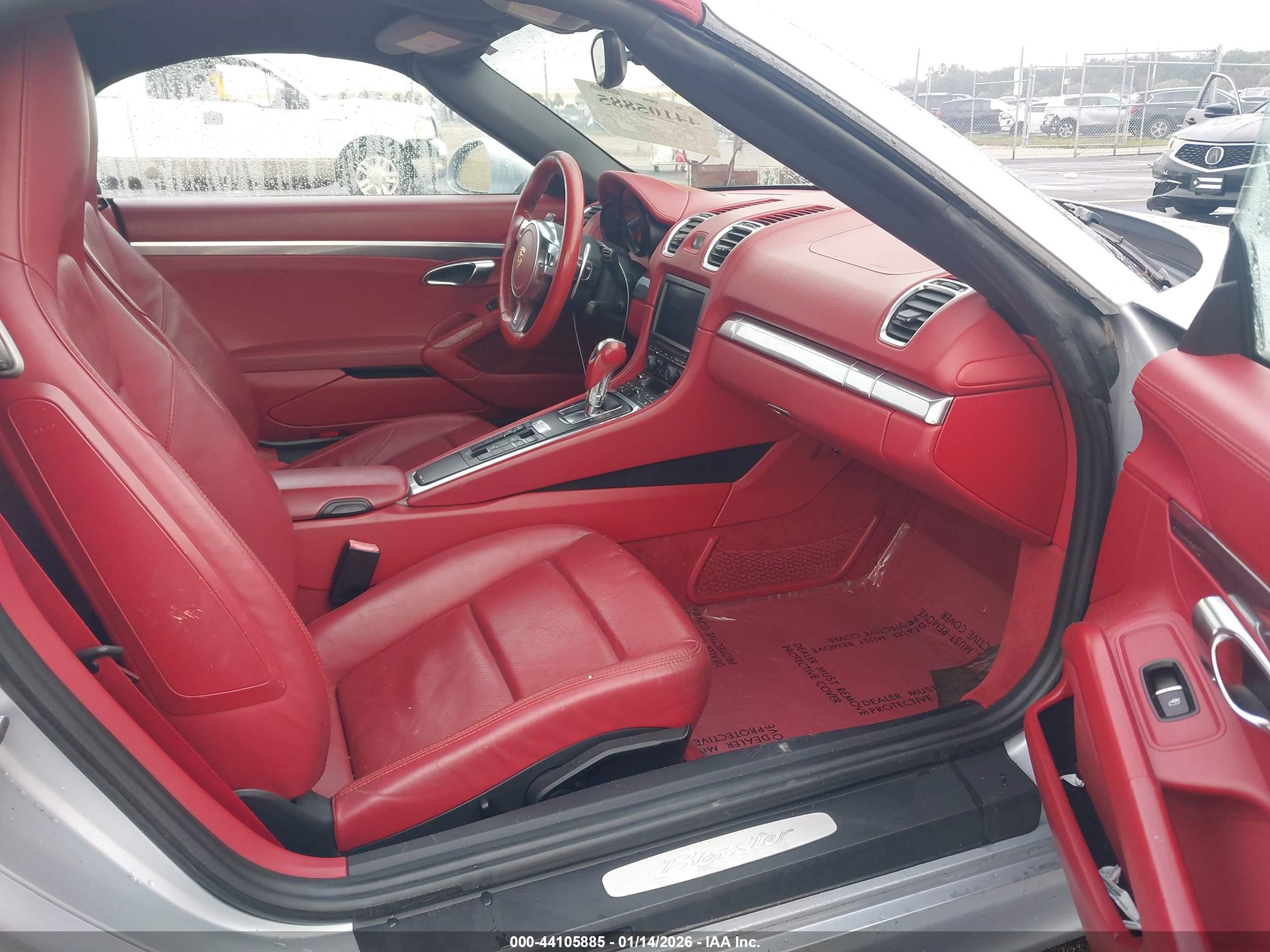2014 Porsche Boxster   Silver vin: WP0CA2A81ES120153