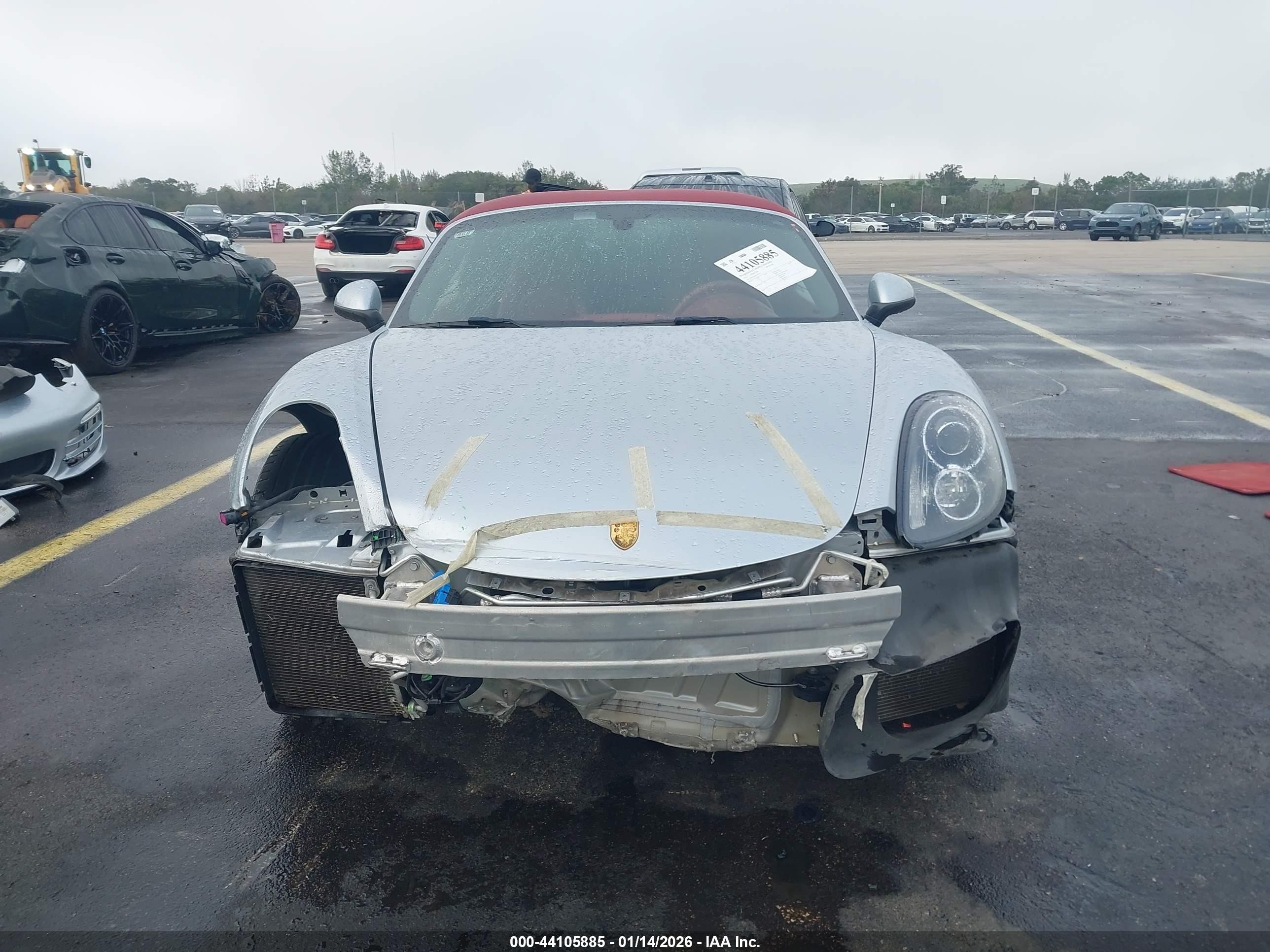 2014 Porsche Boxster   Silver vin: WP0CA2A81ES120153