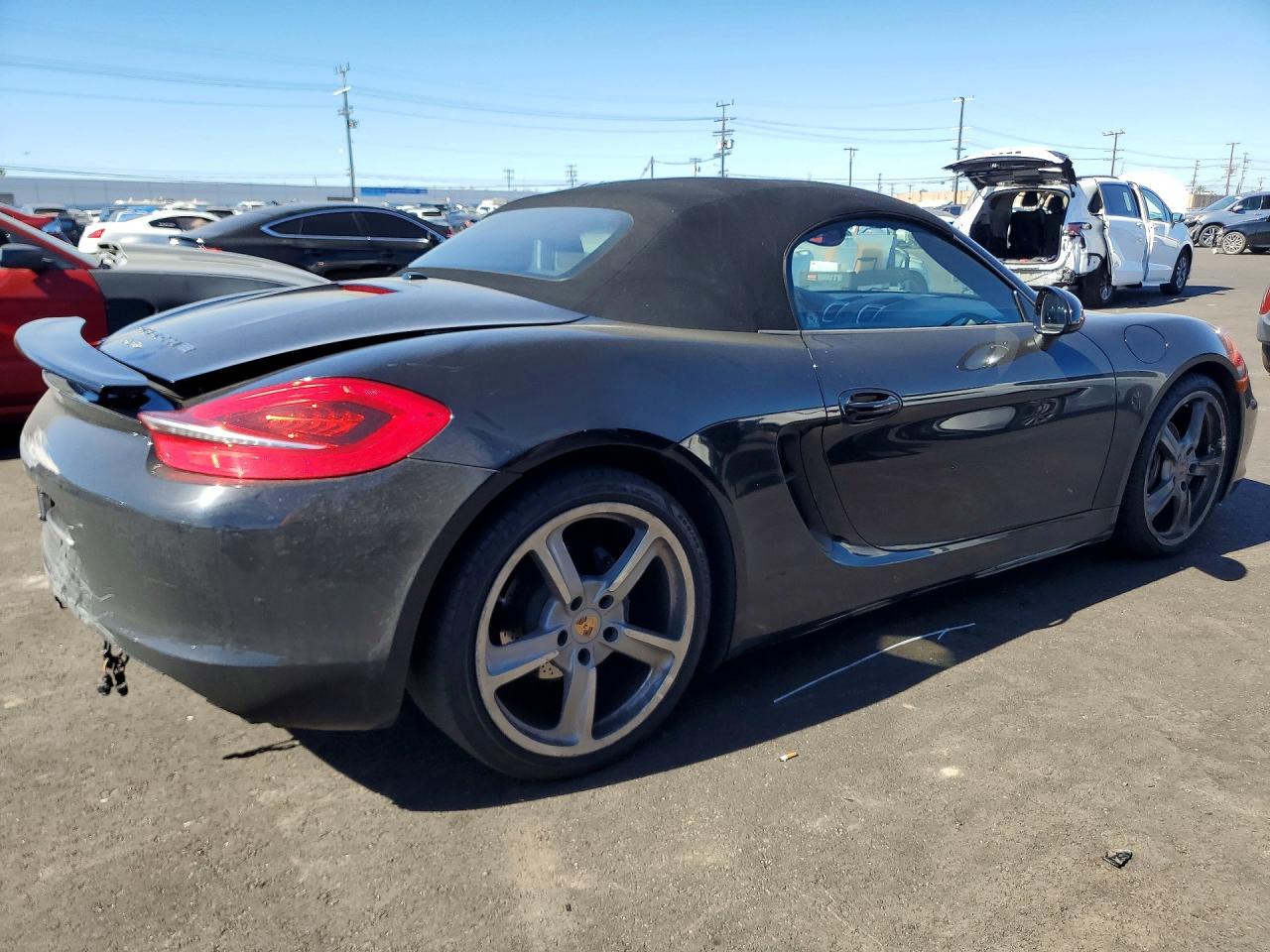 2014 Porsche Boxster Black vin: WP0CA2A81ES120377