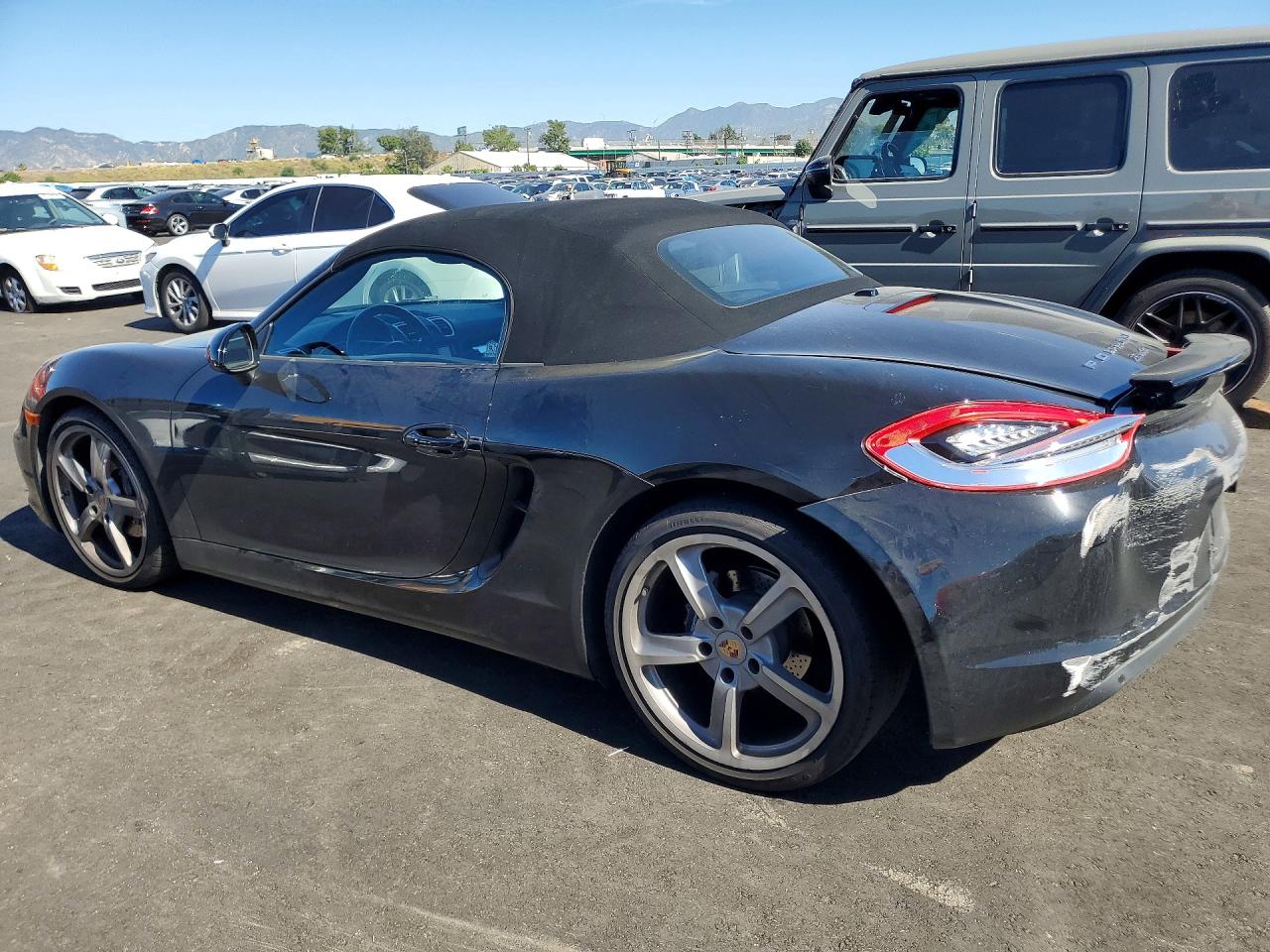 2014 Porsche Boxster Black vin: WP0CA2A81ES120377