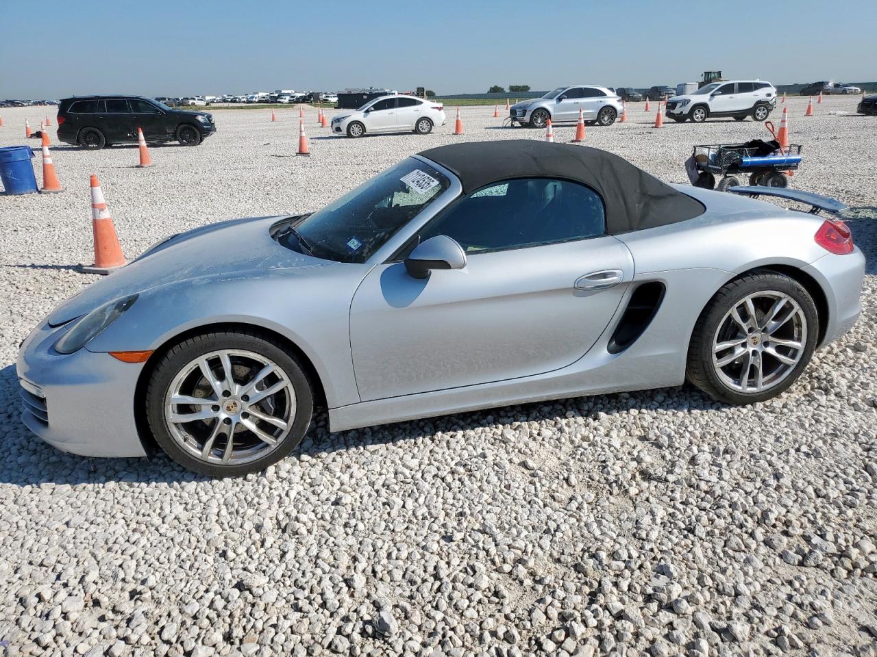 2014 Porsche Boxster Silver vin: WP0CA2A82ES120193