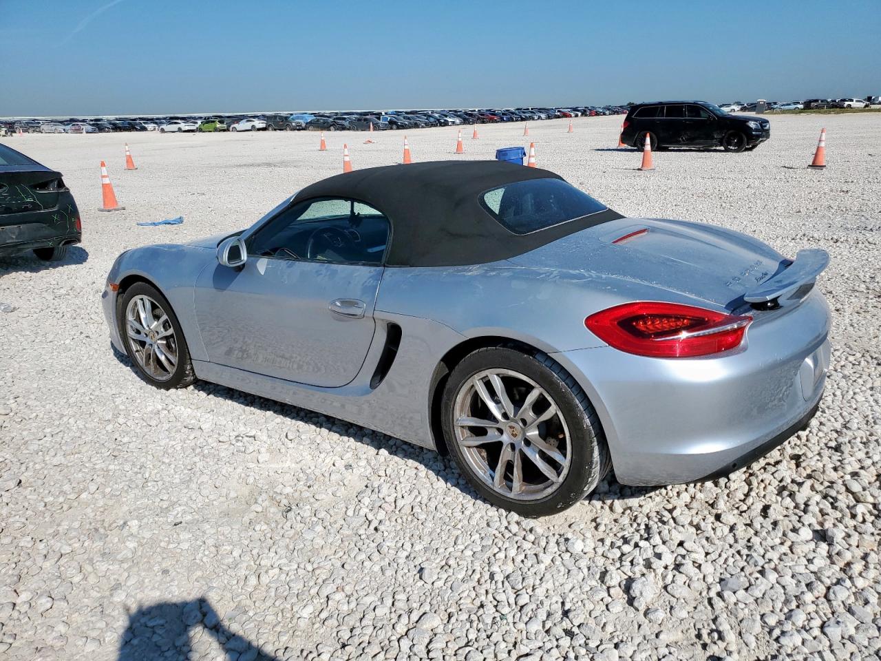 2014 Porsche Boxster Silver vin: WP0CA2A82ES120193