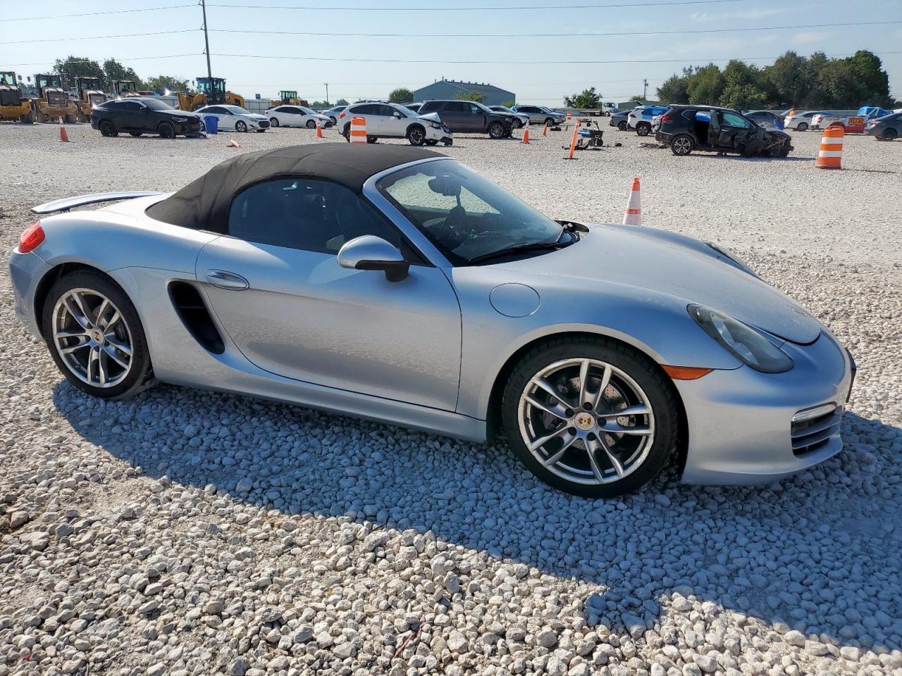 2014 Porsche Boxster Silver vin: WP0CA2A82ES120193