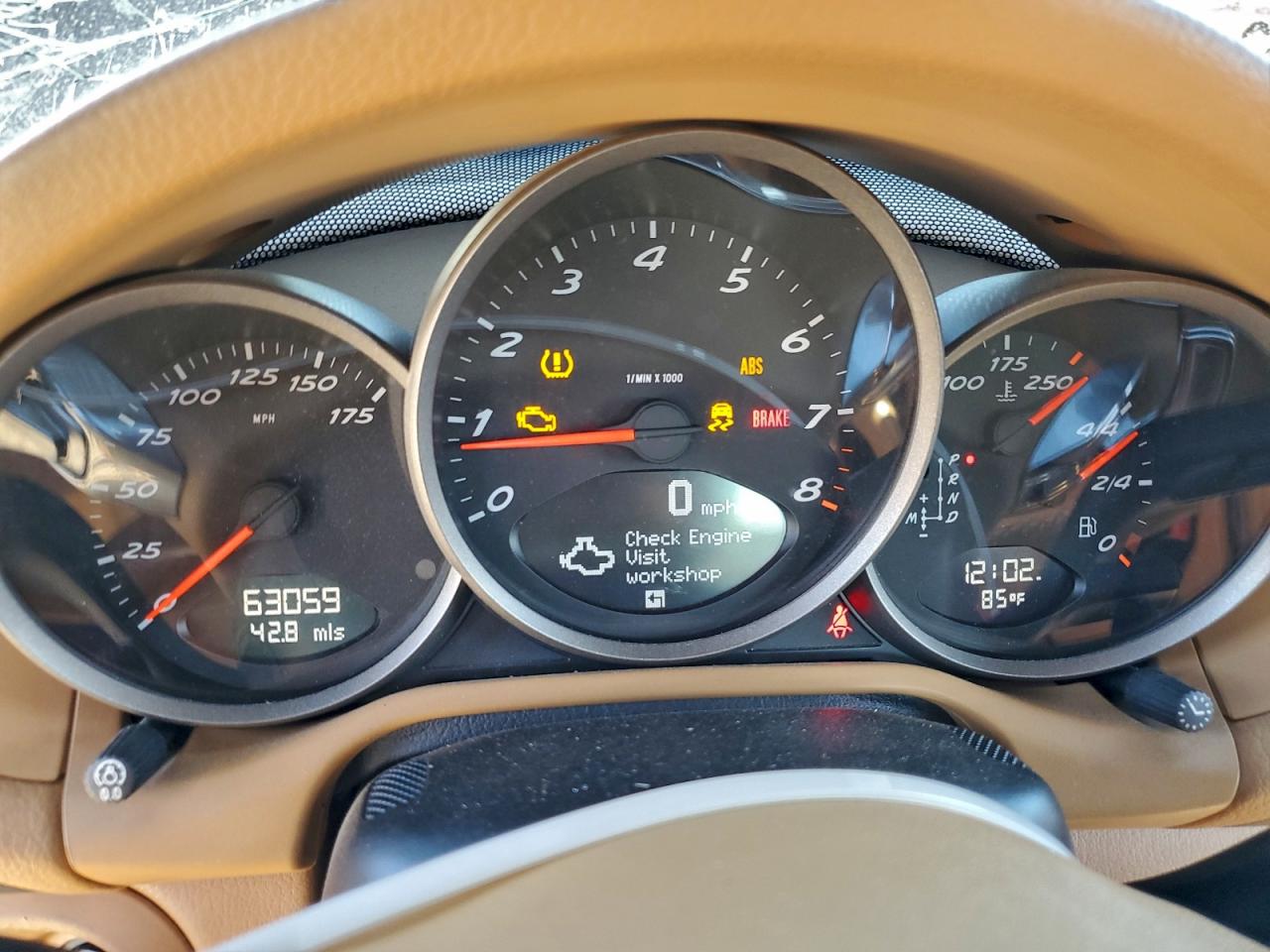 2012 Porsche Boxster Black vin: WP0CA2A83CS710349