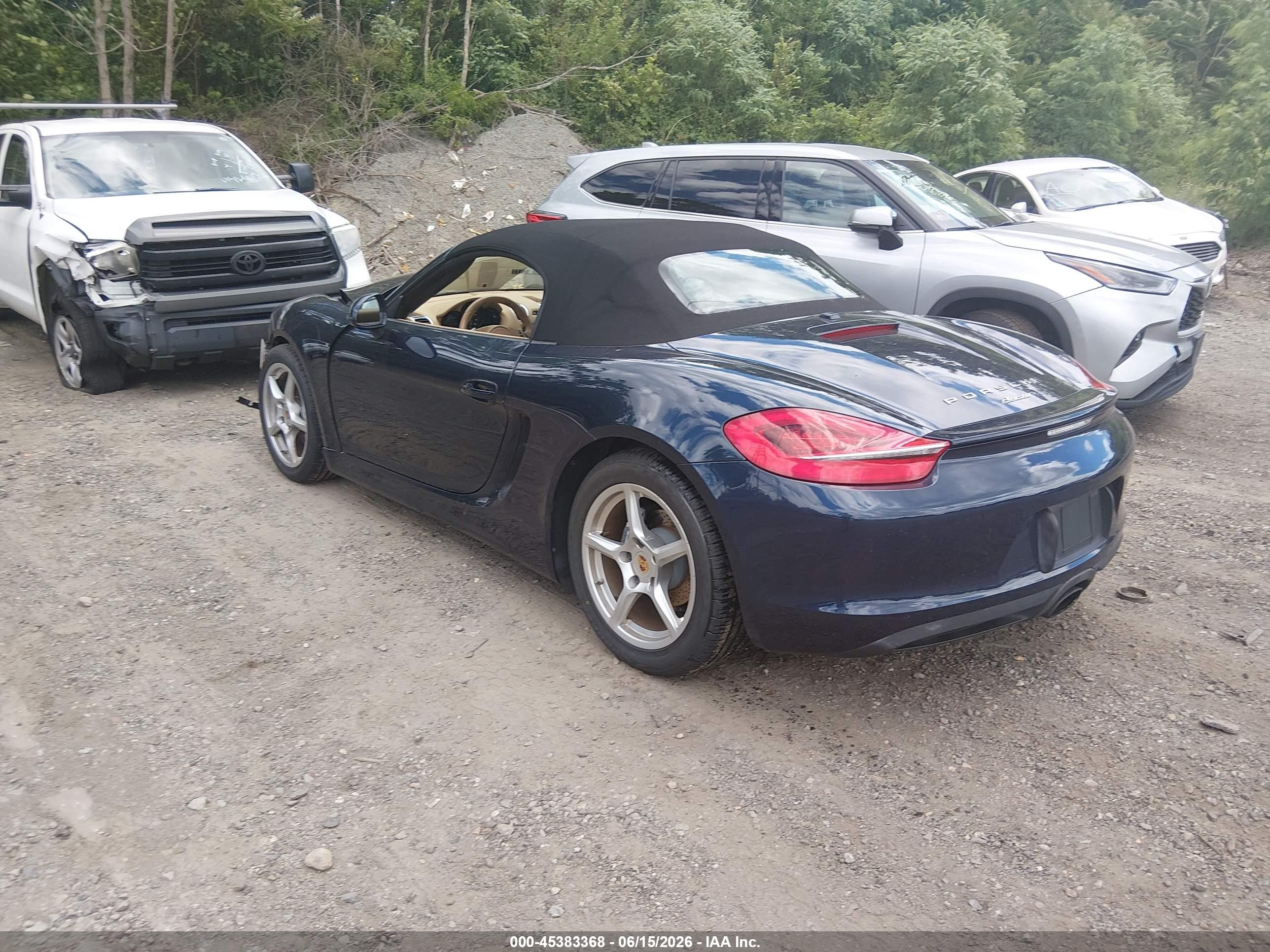 2013 Porsche Boxster   Blue vin: WP0CA2A83DS113980