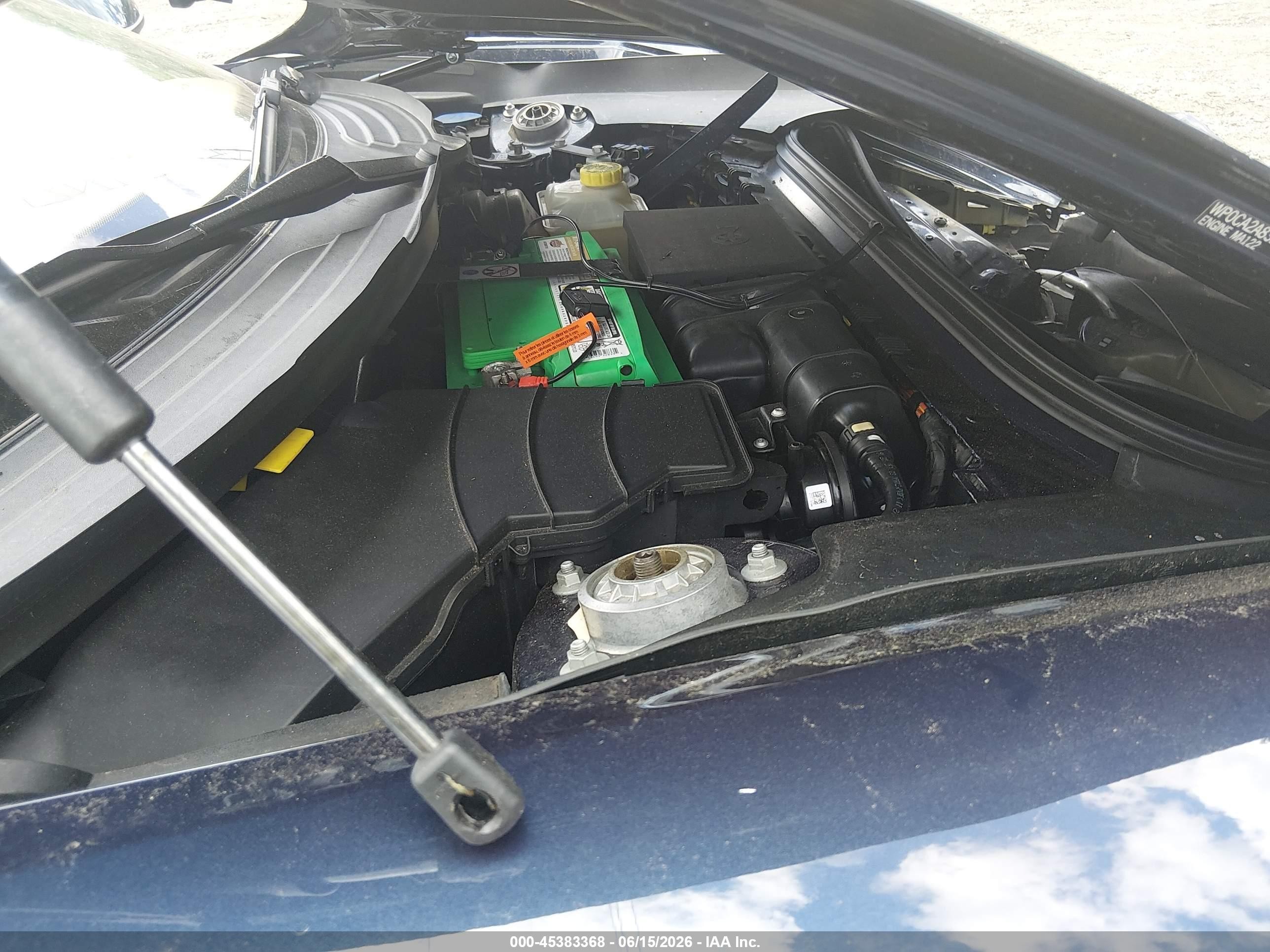 2013 Porsche Boxster   Blue vin: WP0CA2A83DS113980