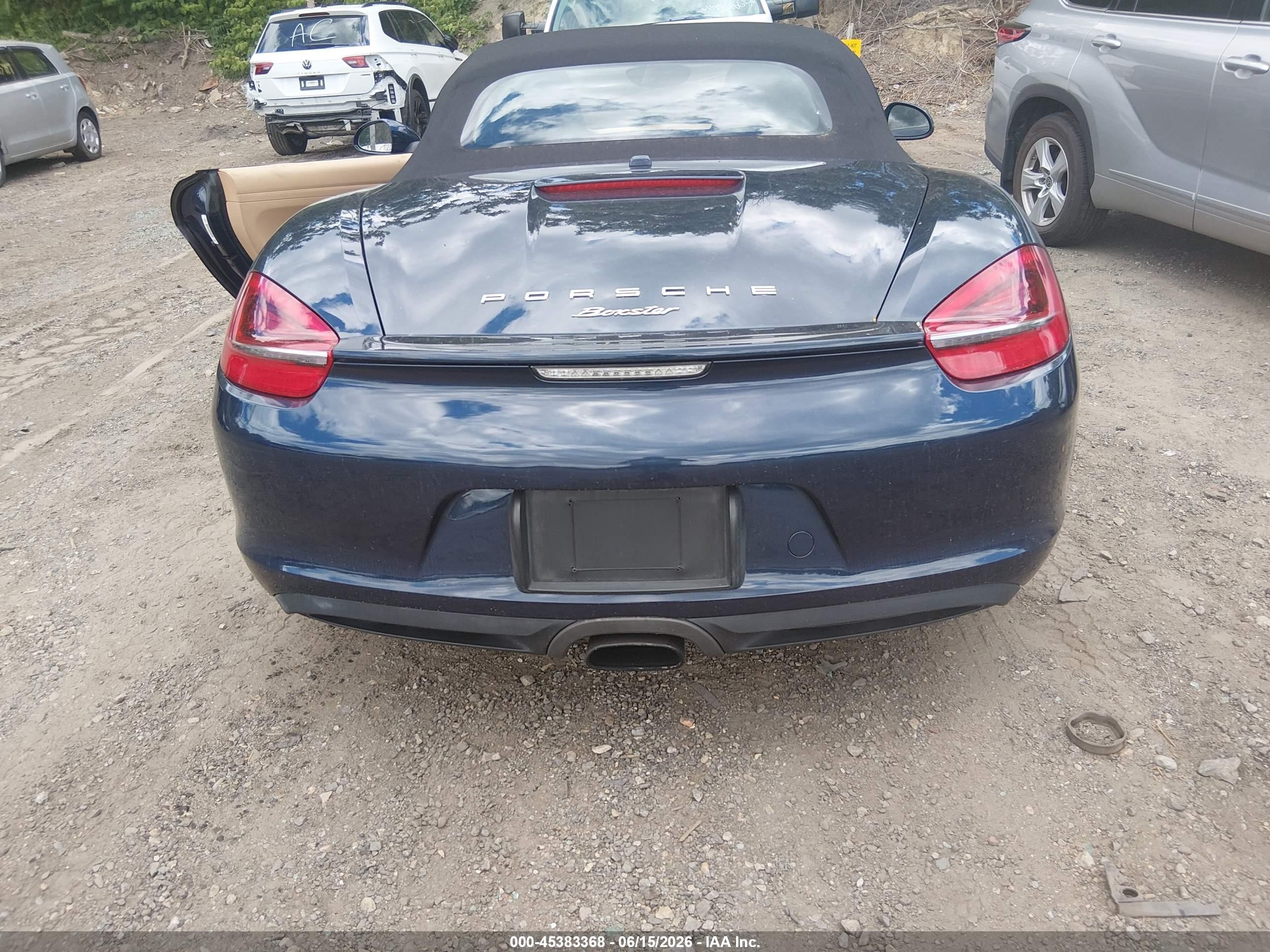 2013 Porsche Boxster   Blue vin: WP0CA2A83DS113980