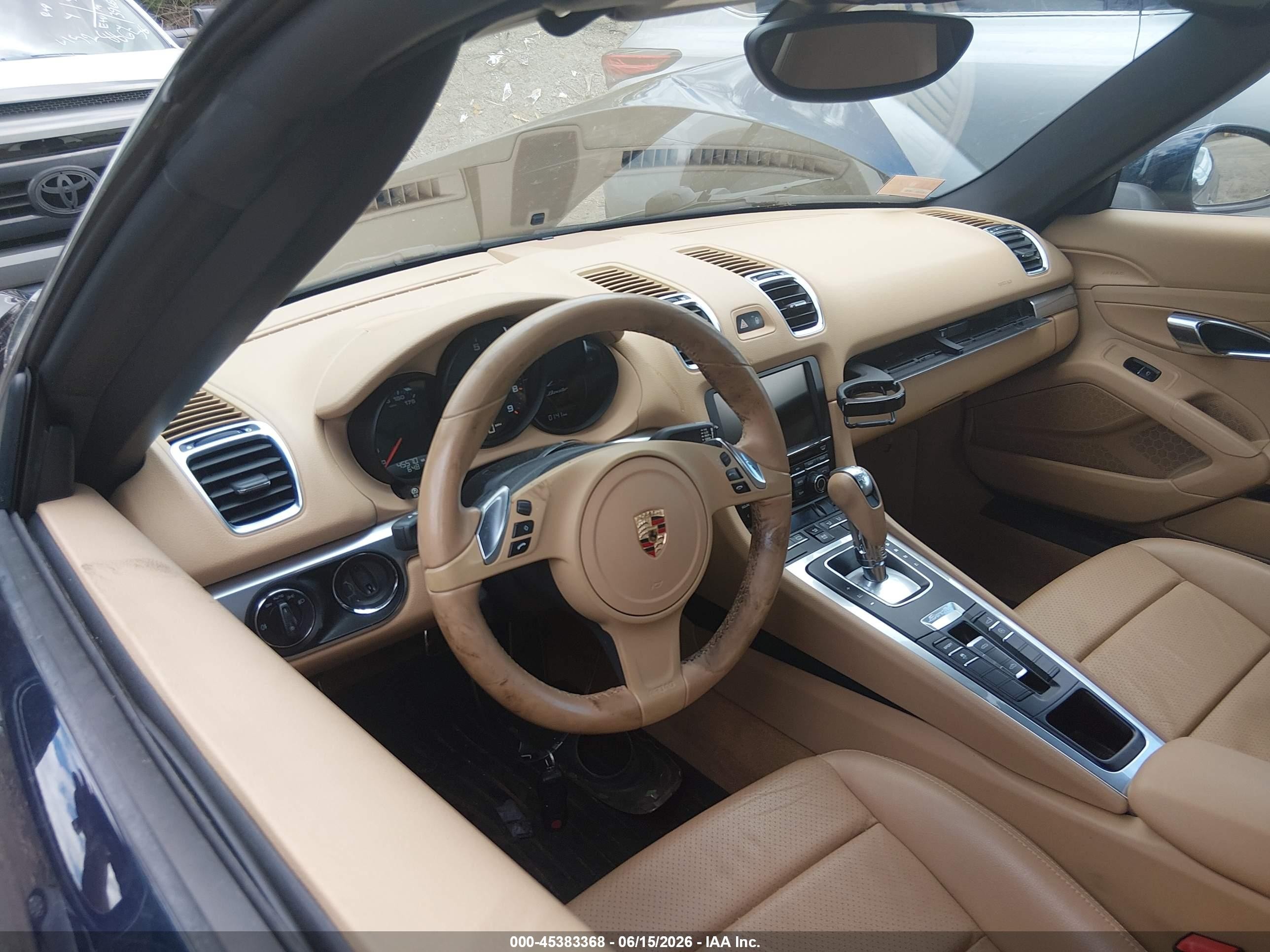 2013 Porsche Boxster   Blue vin: WP0CA2A83DS113980