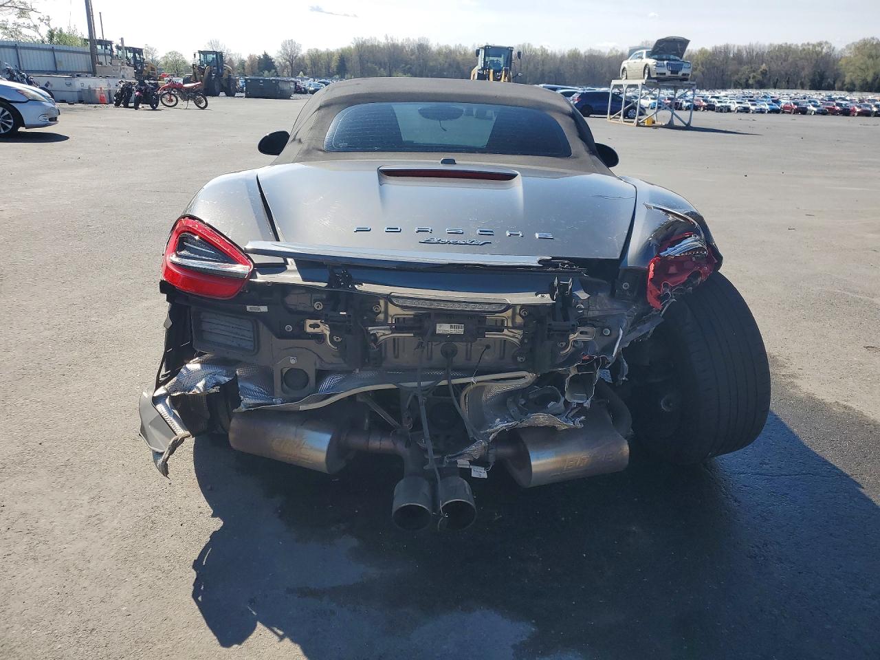 2013 Porsche Boxster Gray vin: WP0CA2A84DS112949