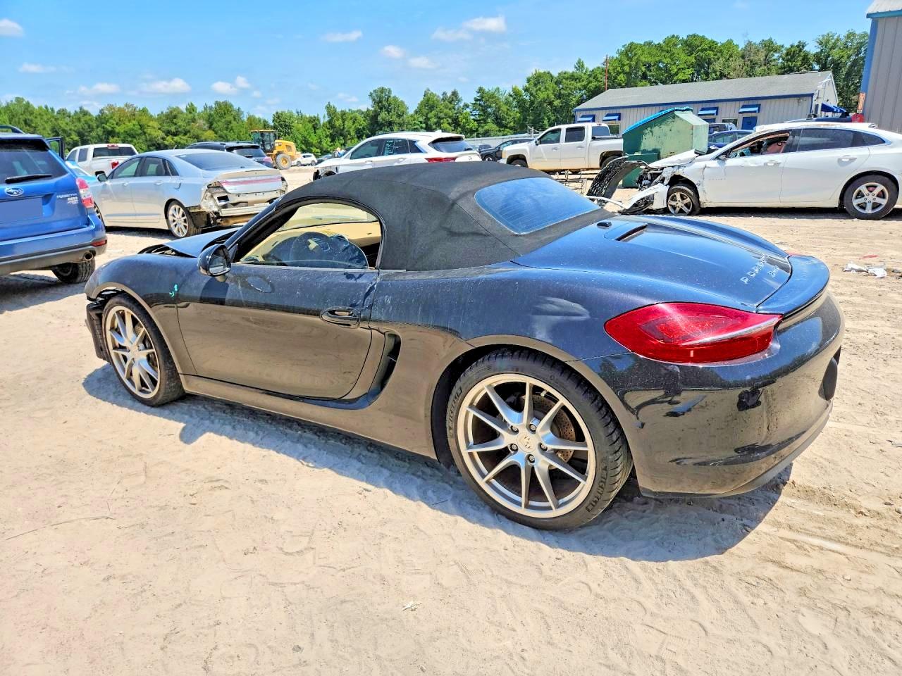 2013 Porsche Boxster Черный vin: WP0CA2A84DS114717