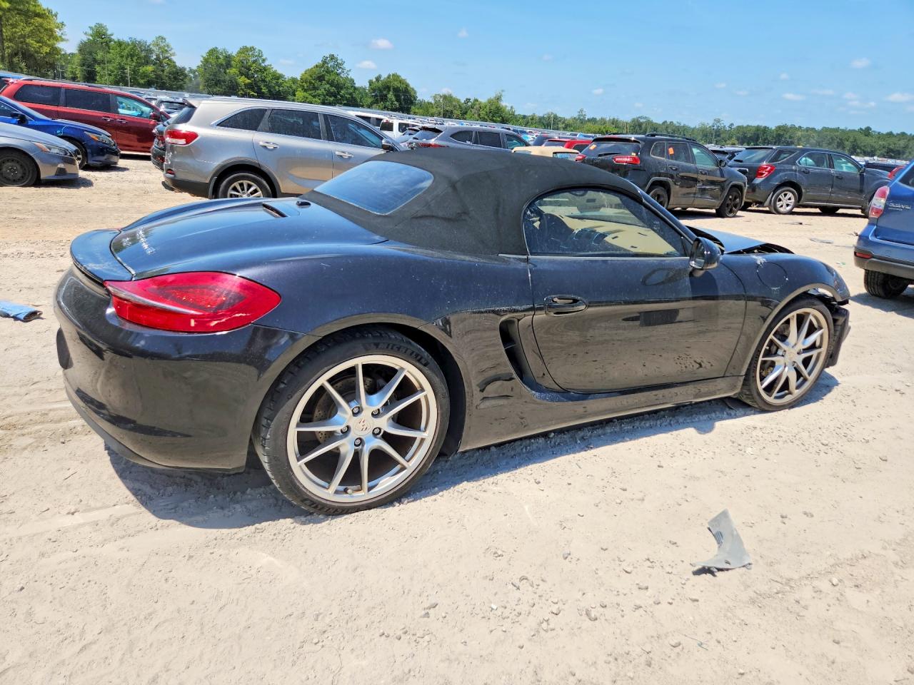 2013 Porsche Boxster Черный vin: WP0CA2A84DS114717