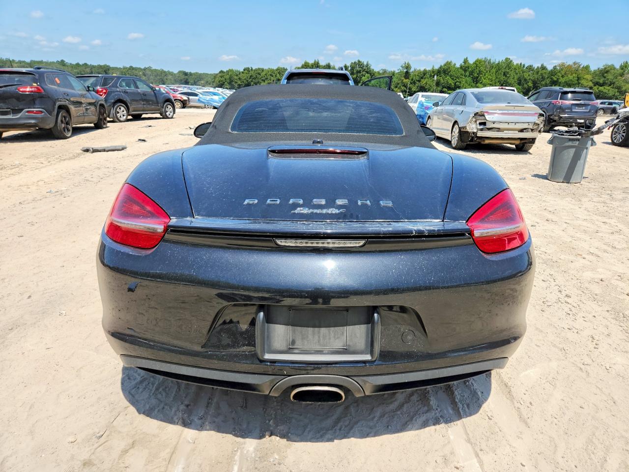 2013 Porsche Boxster Черный vin: WP0CA2A84DS114717