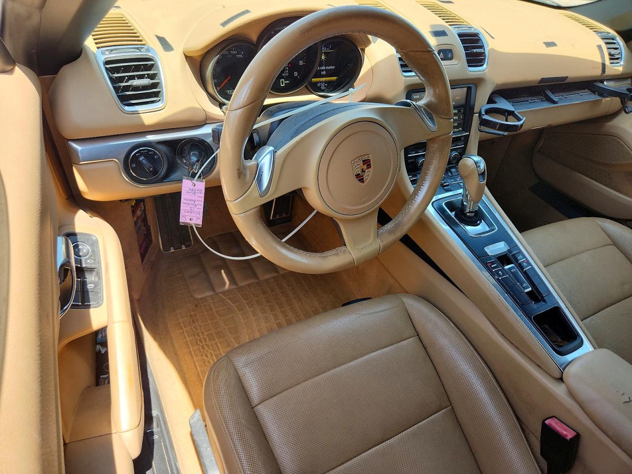 2013 Porsche Boxster Черный vin: WP0CA2A84DS114717