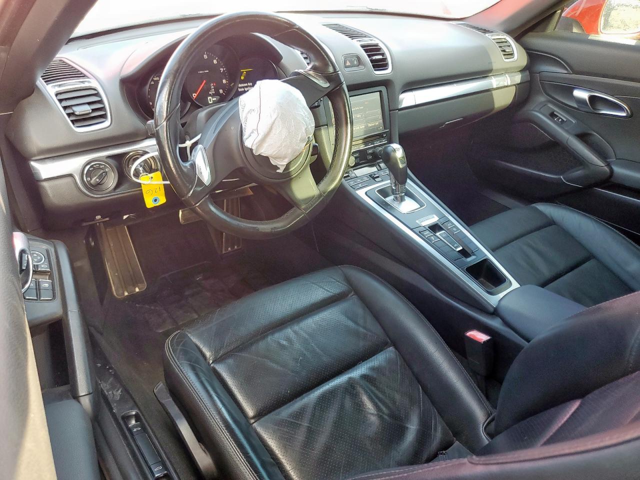 2014 Porsche Boxster Red vin: WP0CA2A84ES120776