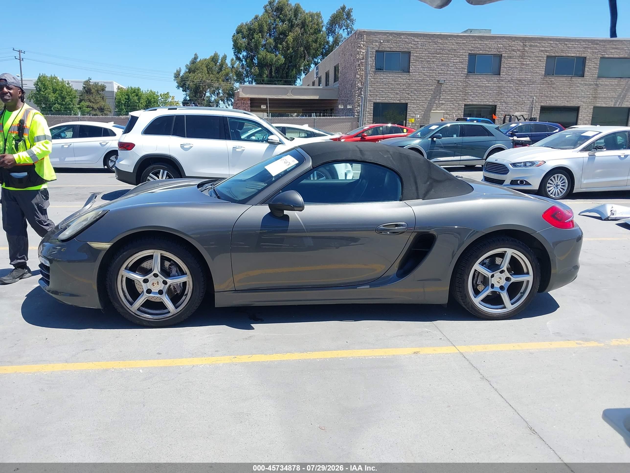 2013 Porsche Boxster   Серый vin: WP0CA2A85DS112538