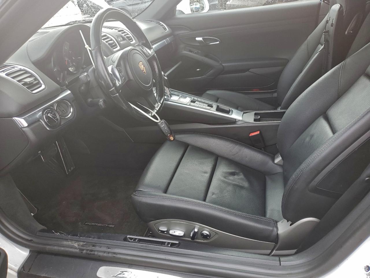 2014 Porsche Boxster White vin: WP0CA2A85ES121354