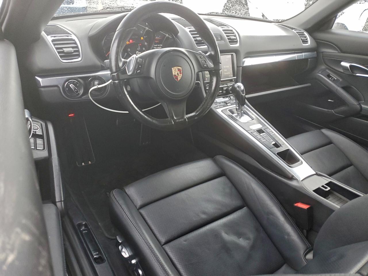 2014 Porsche Boxster White vin: WP0CA2A85ES121354