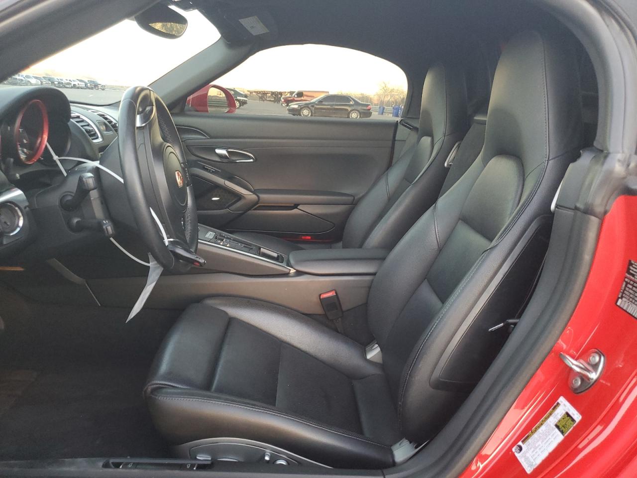 2014 Porsche Boxster Red vin: WP0CA2A86EK120147