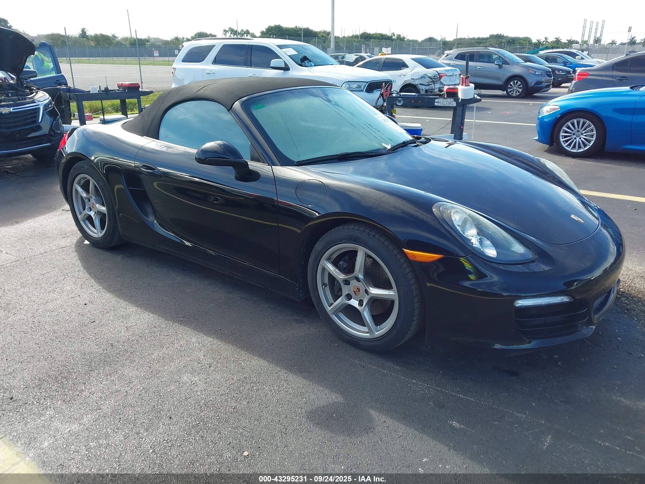 2014 Porsche Boxster   Black vin: WP0CA2A86ES120780