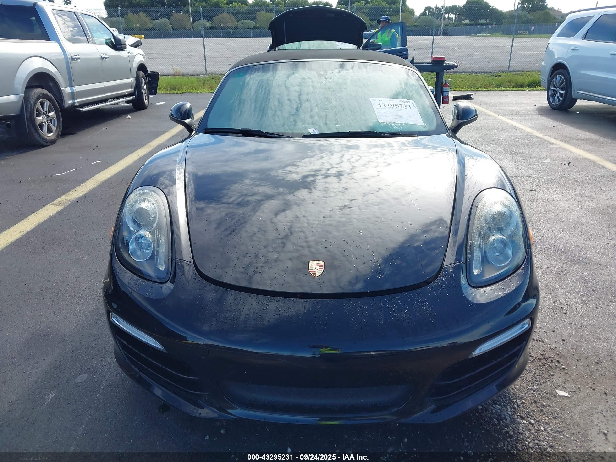 2014 Porsche Boxster   Black vin: WP0CA2A86ES120780