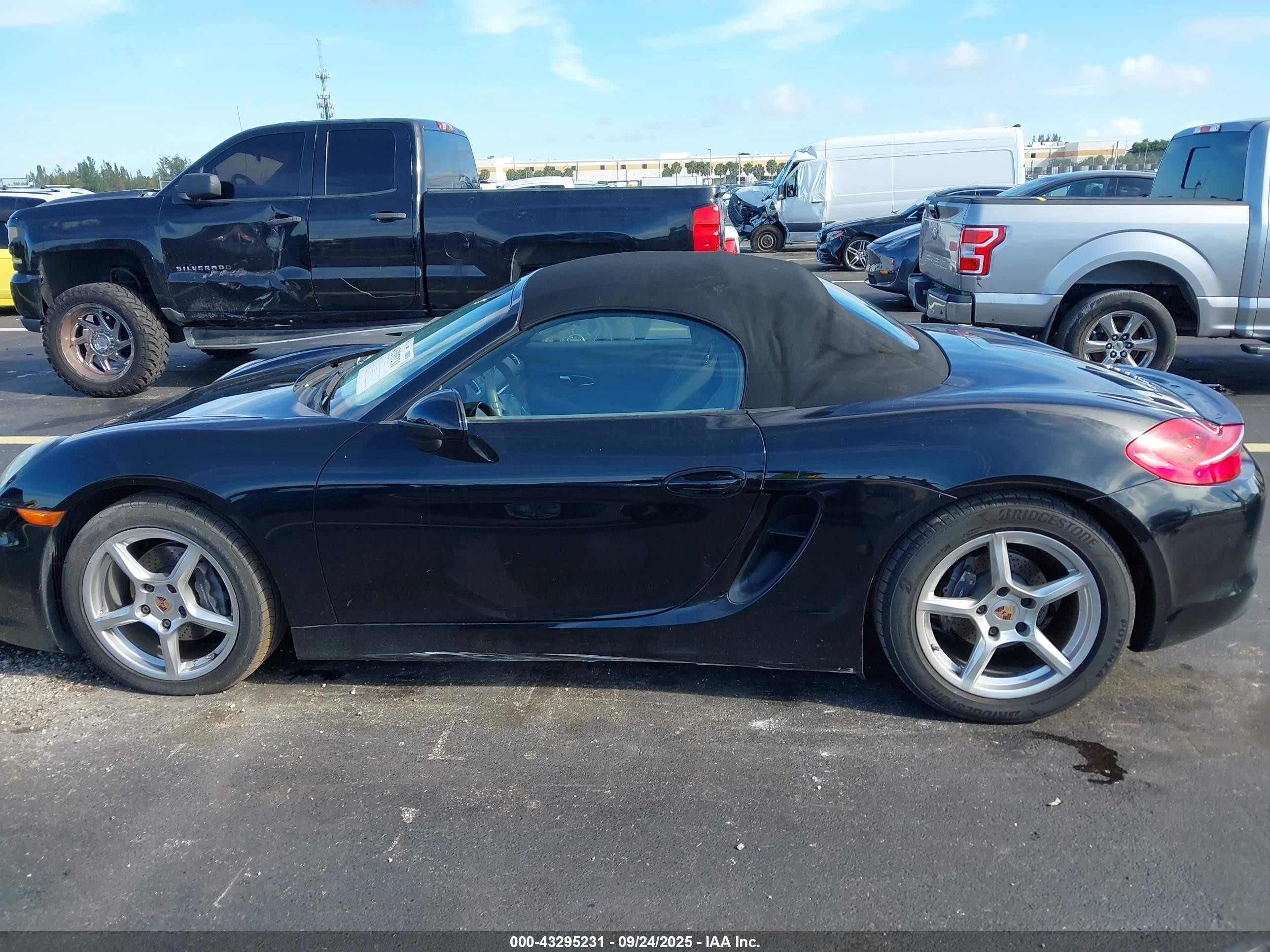 2014 Porsche Boxster   Black vin: WP0CA2A86ES120780