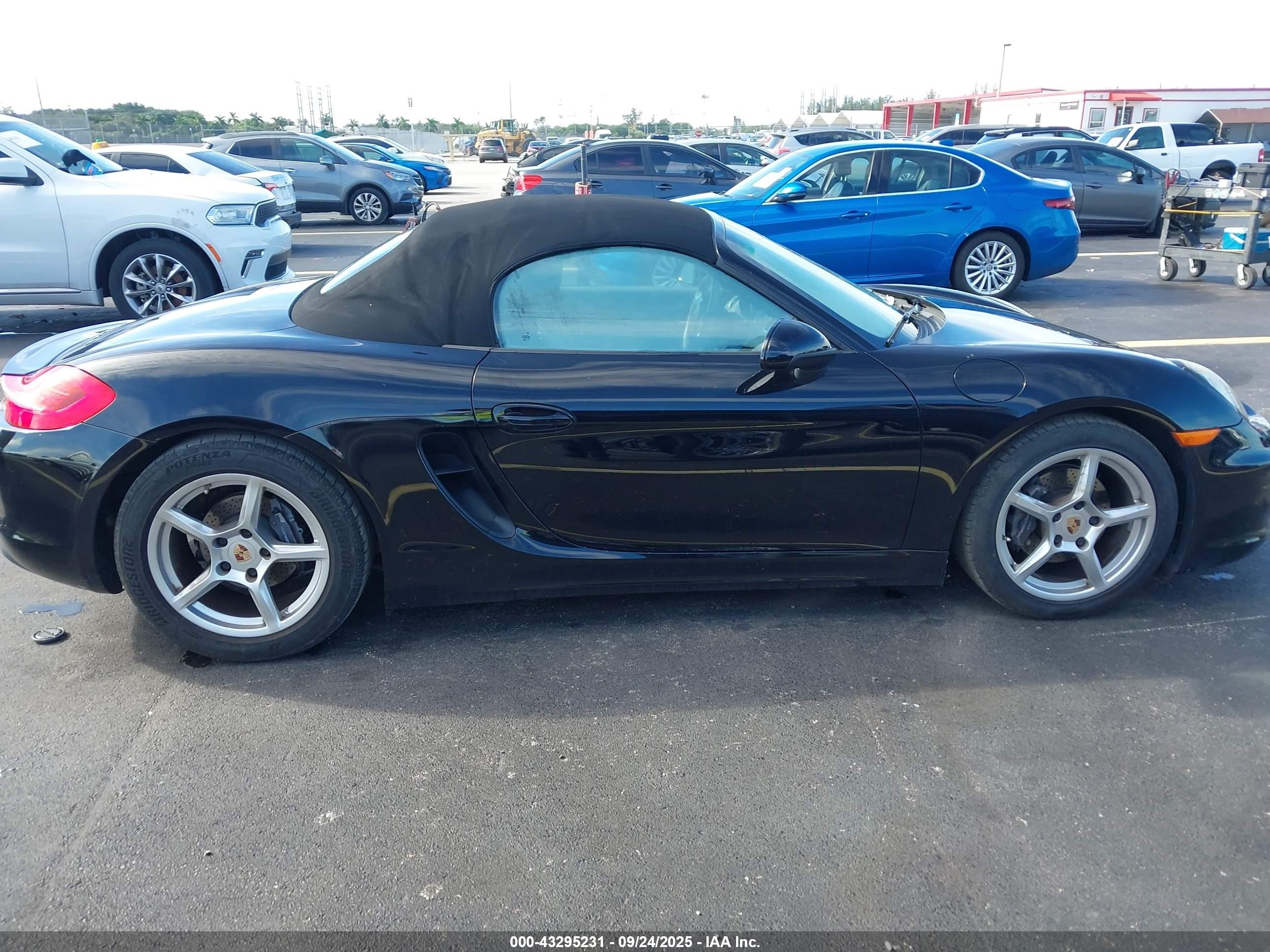 2014 Porsche Boxster   Black vin: WP0CA2A86ES120780