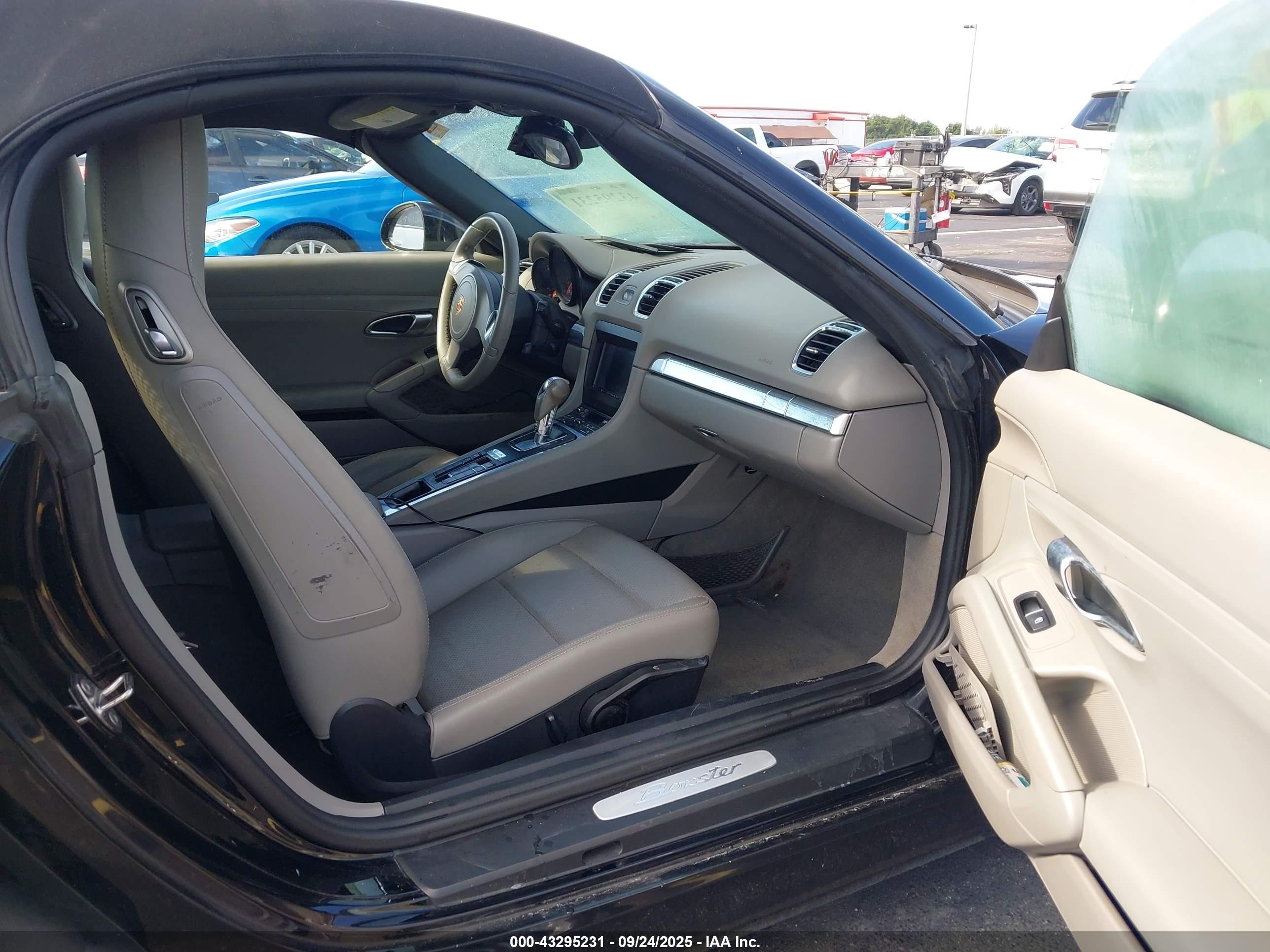 2014 Porsche Boxster   Black vin: WP0CA2A86ES120780