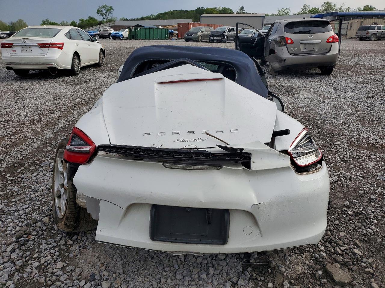 2013 Porsche Boxster Белый vin: WP0CA2A88DS113893