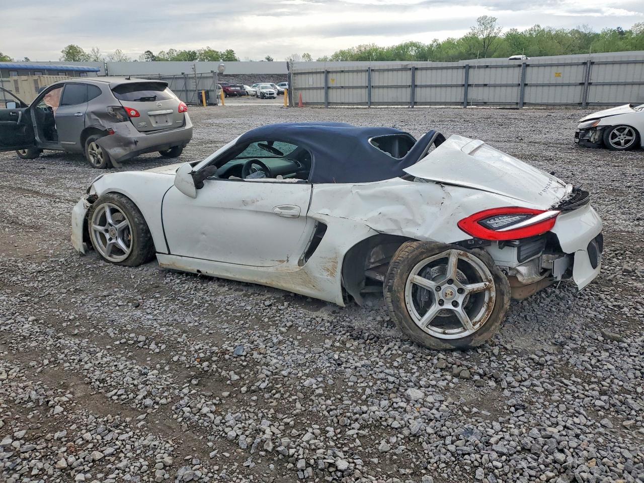2013 Porsche Boxster Белый vin: WP0CA2A88DS113893
