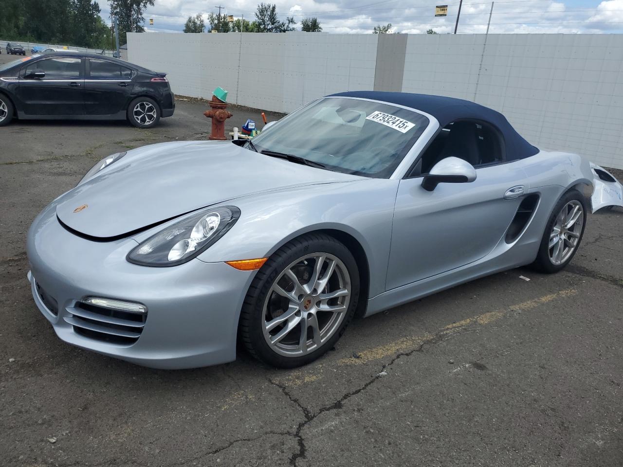 2014 Porsche Boxster Silver vin: WP0CA2A88ES120733