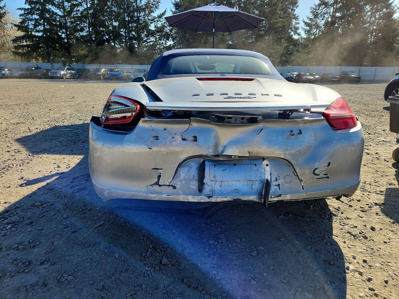 2014 Porsche Boxster Silver vin: WP0CA2A88ES120733