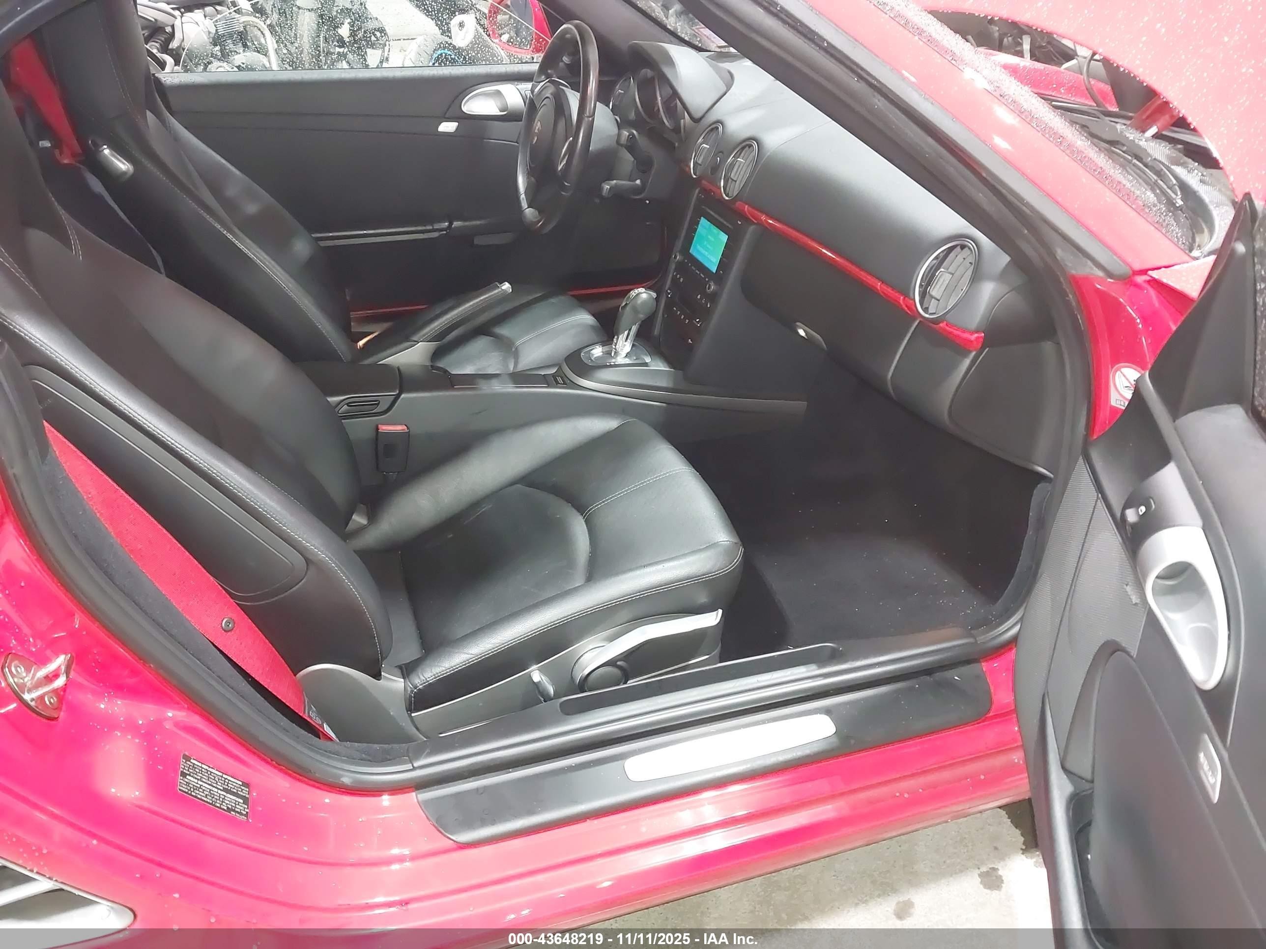 2012 Porsche Boxster   Красный vin: WP0CA2A89CS710064