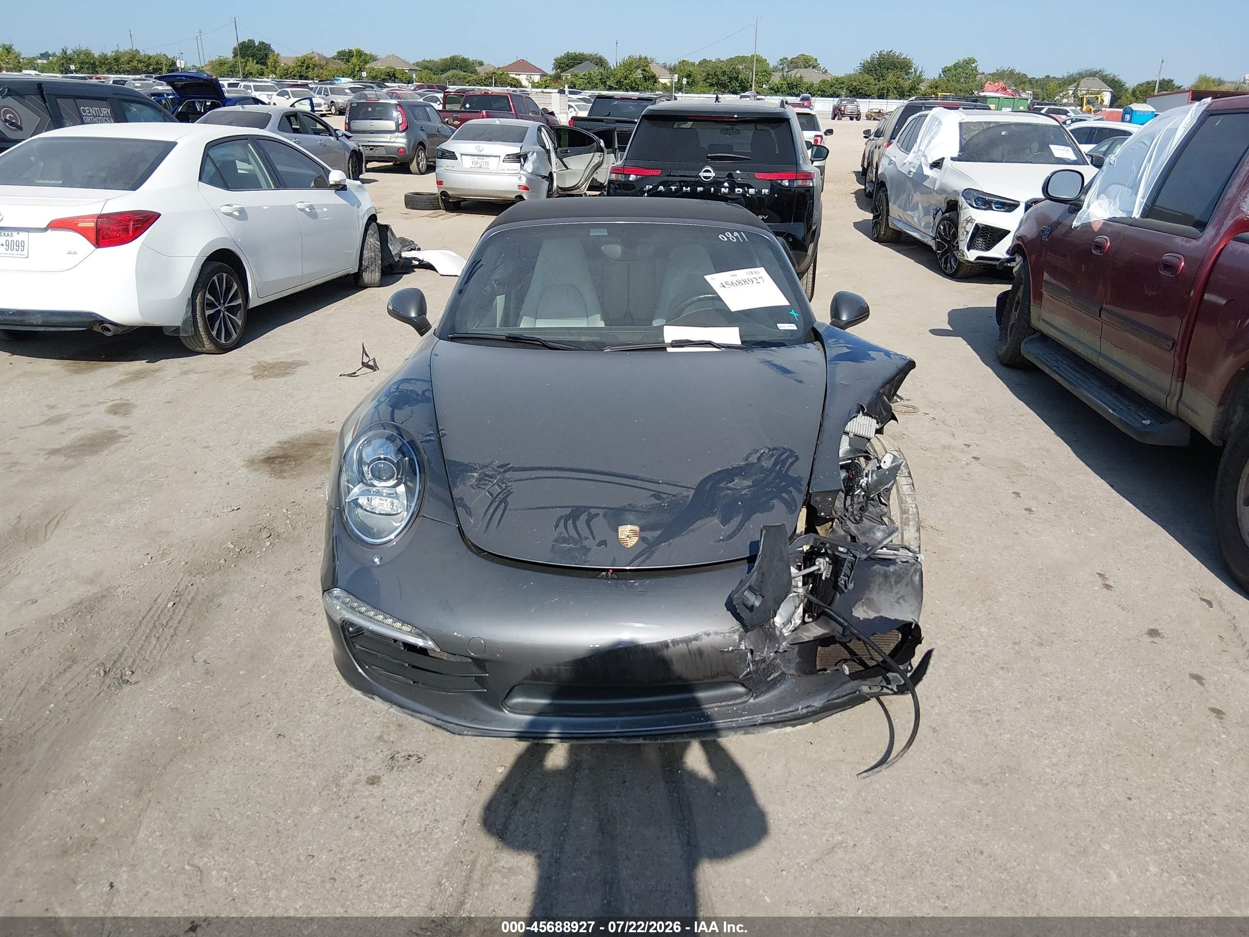 2014 Porsche 911 Carrera Gray vin: WP0CA2A94ES140891
